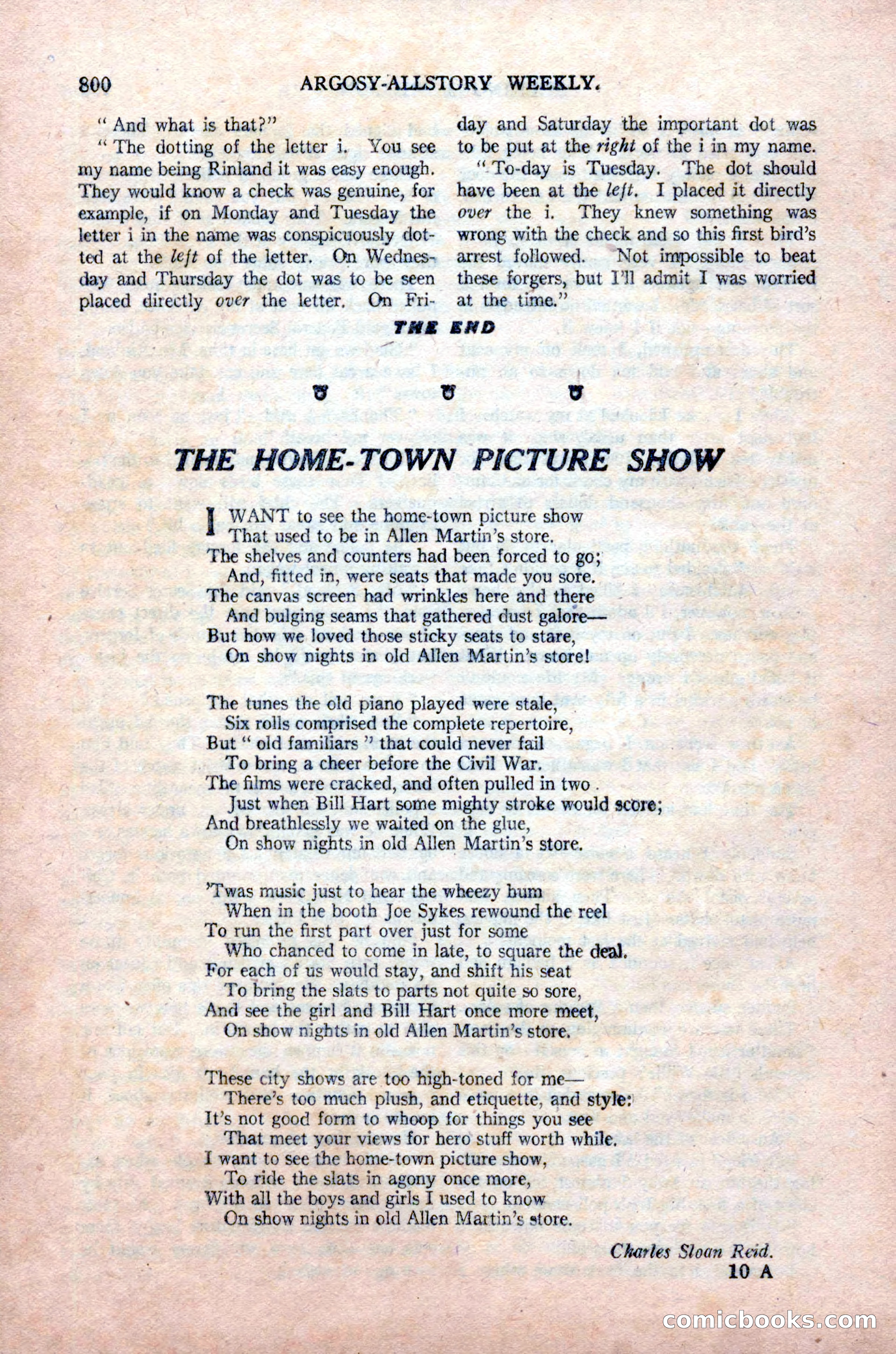 Argosy All-Story Weekly, August 14, 1926 — page 166 of 168