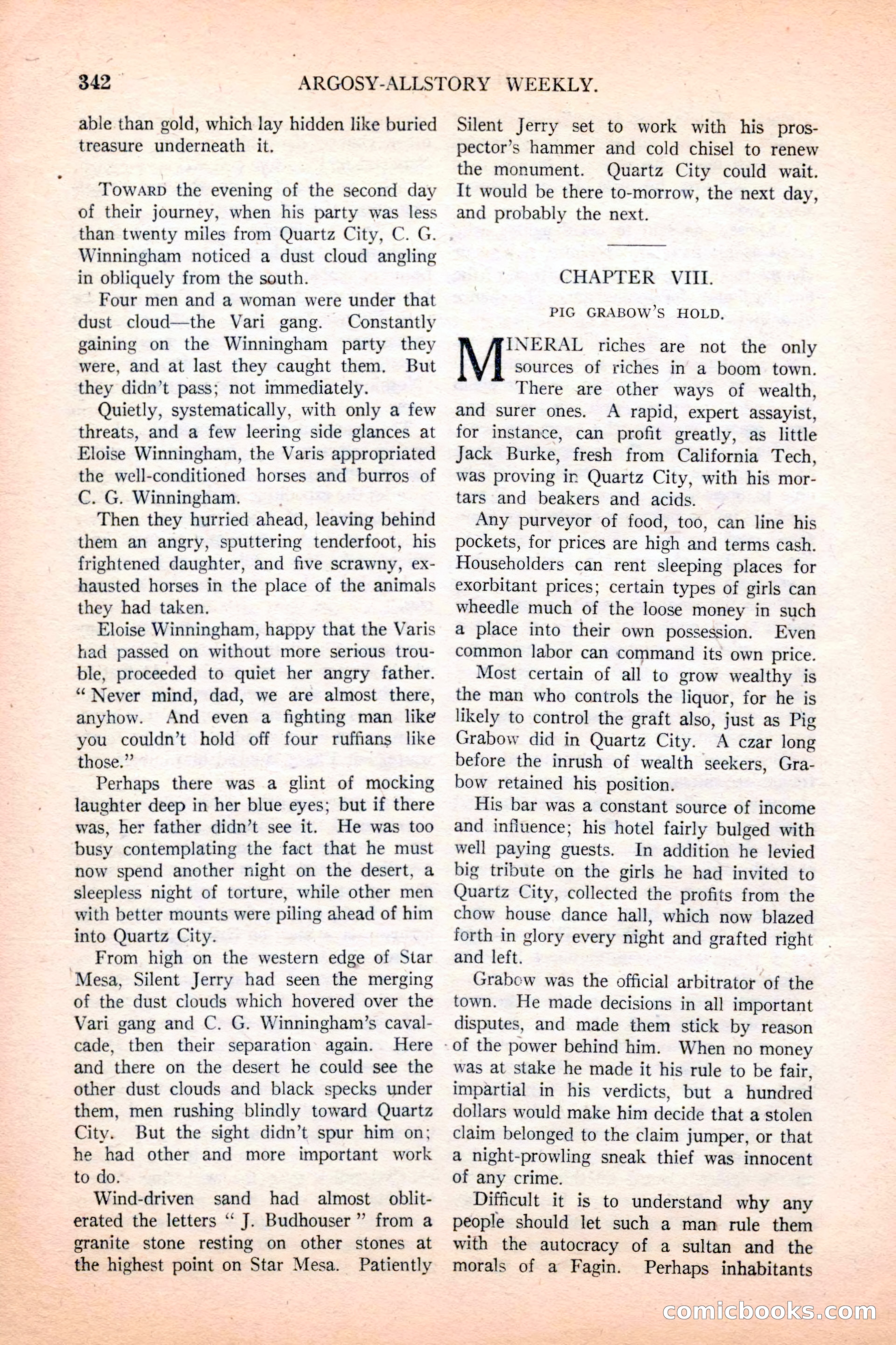 Argosy All-Story Weekly, December 4, 1926 — page 32 of 184