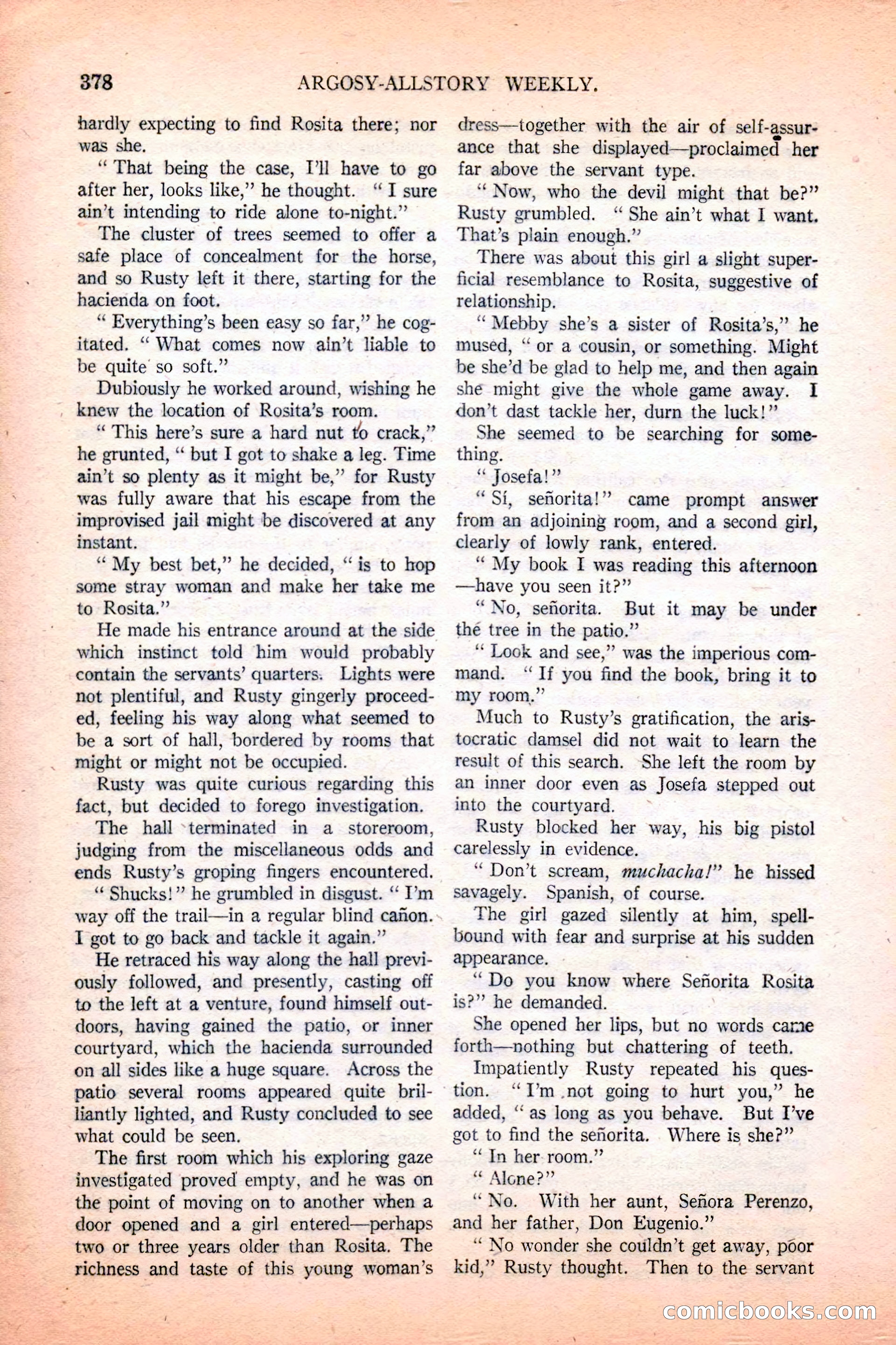 Argosy All-Story Weekly, December 4, 1926 — page 68 of 184