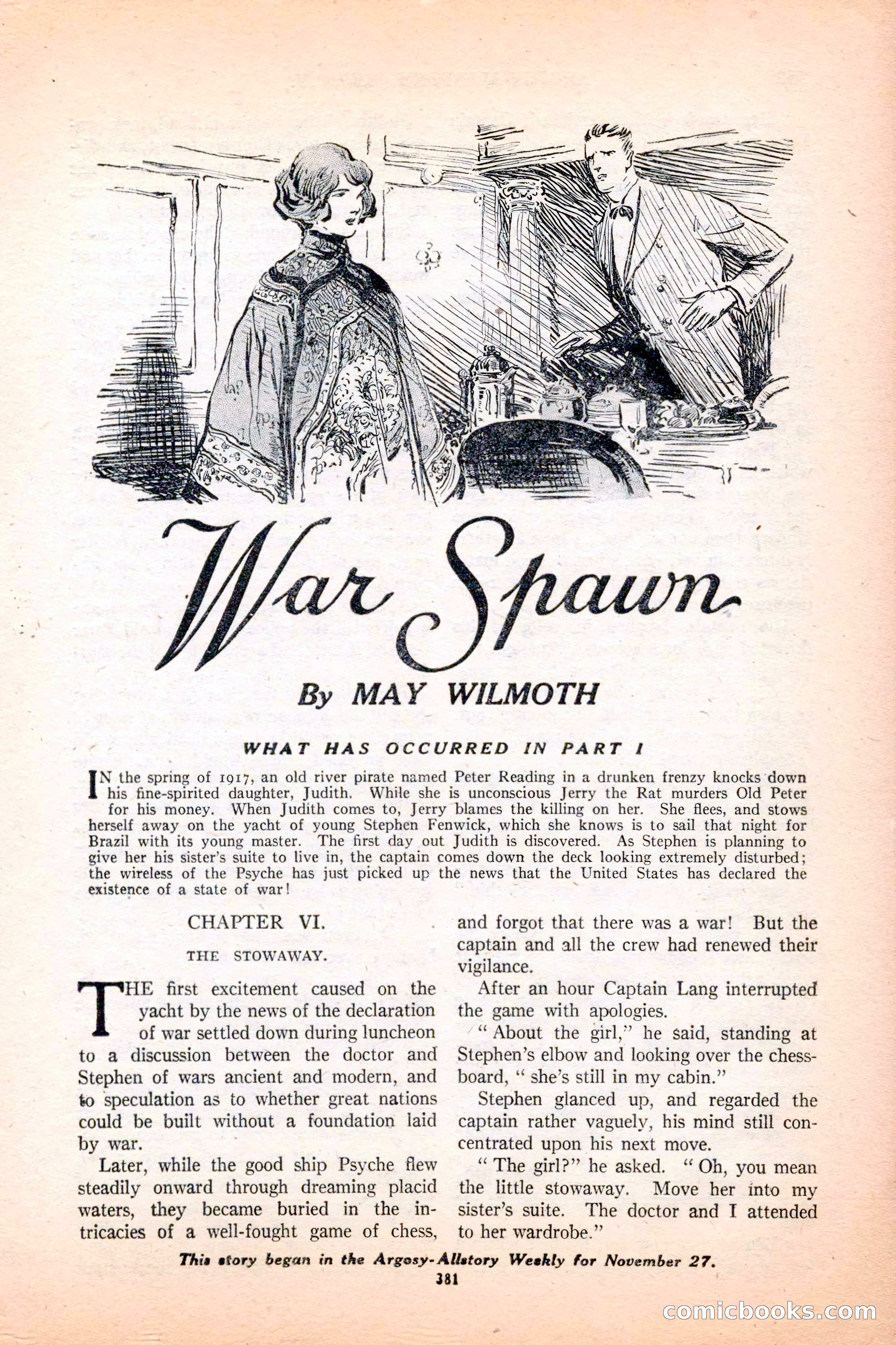 Argosy All-Story Weekly, December 4, 1926 — page 71 of 184