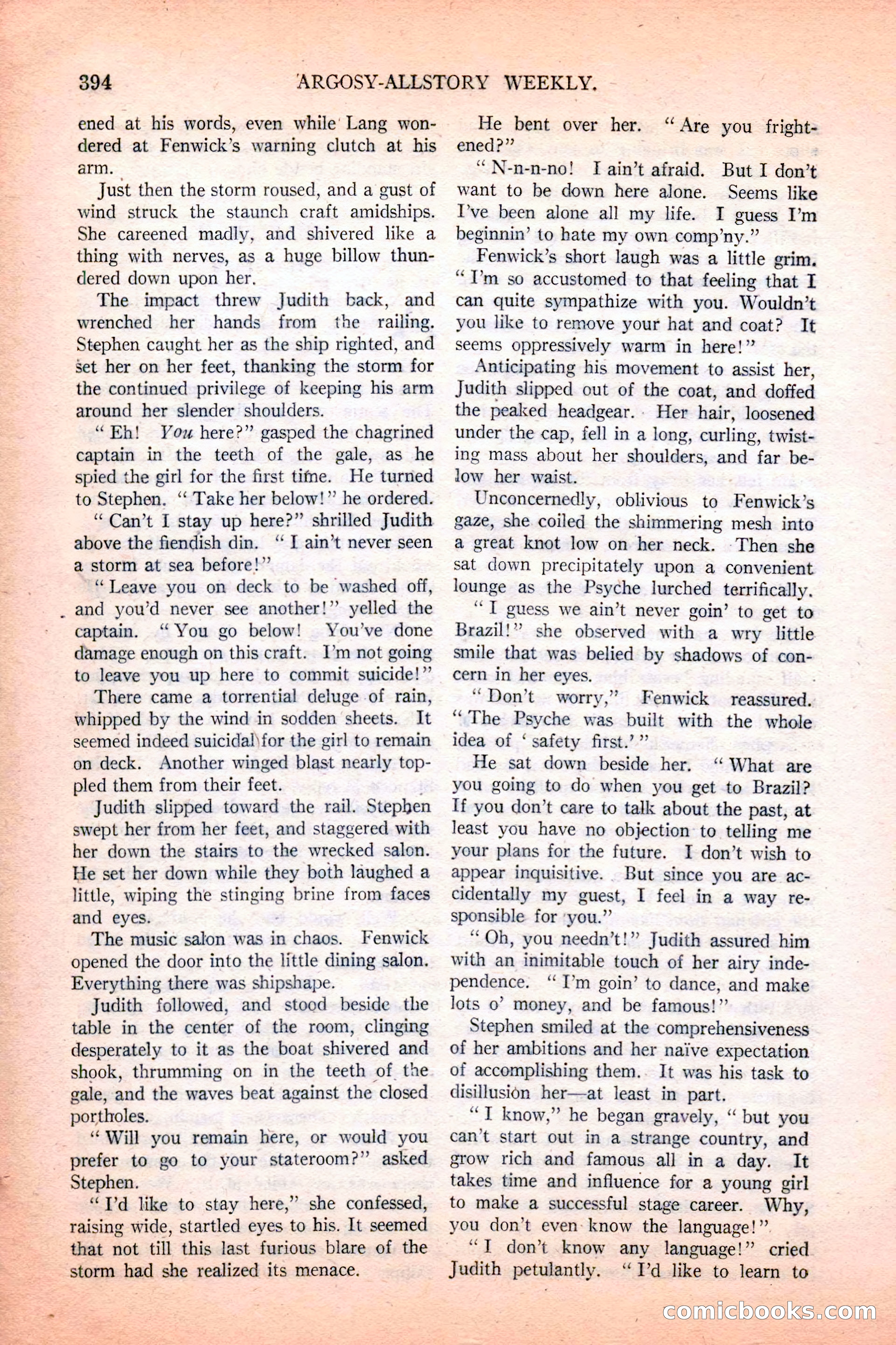 Argosy All-Story Weekly, December 4, 1926 — page 84 of 184