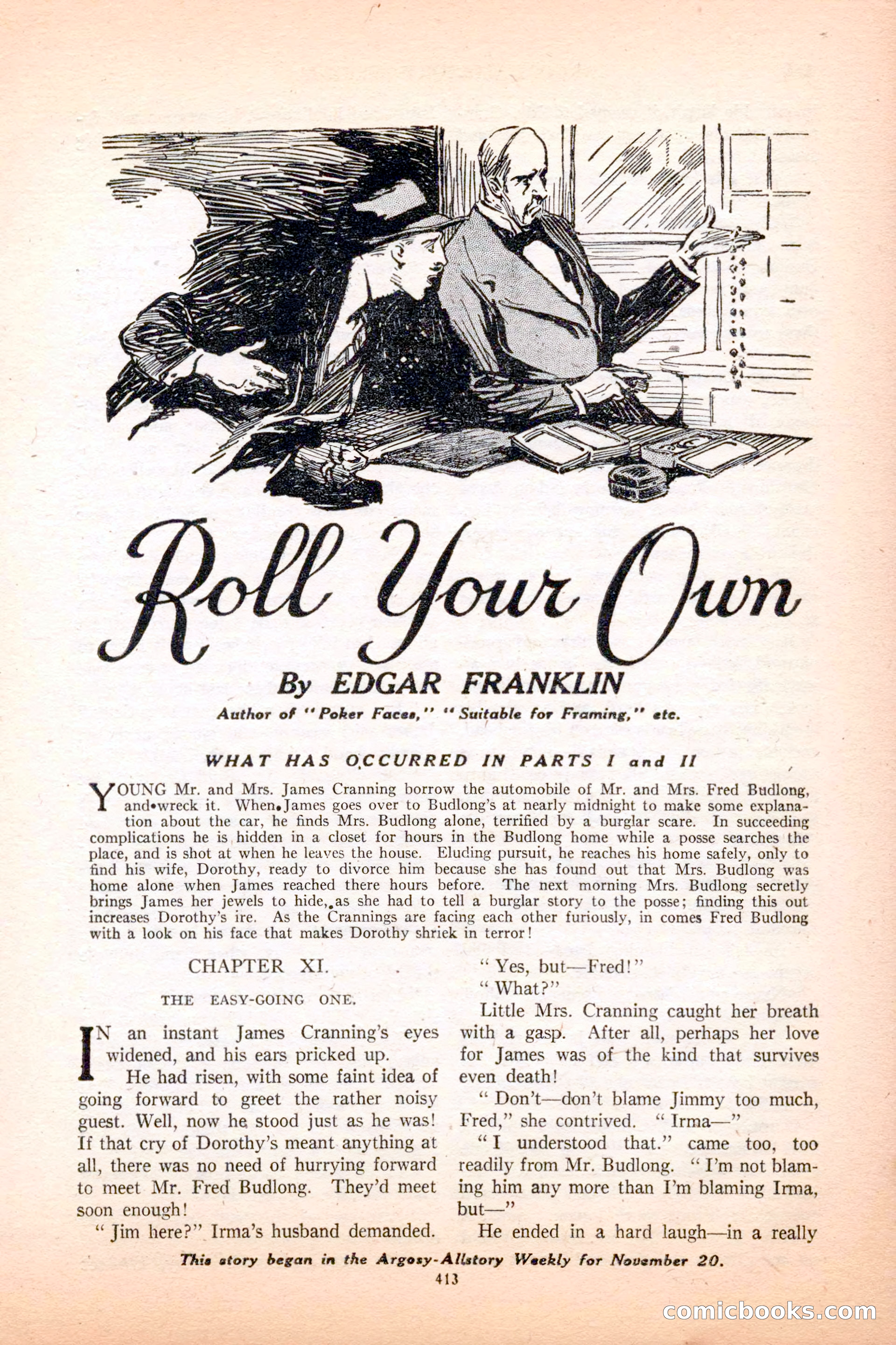 Argosy All-Story Weekly, December 4, 1926 — page 103 of 184