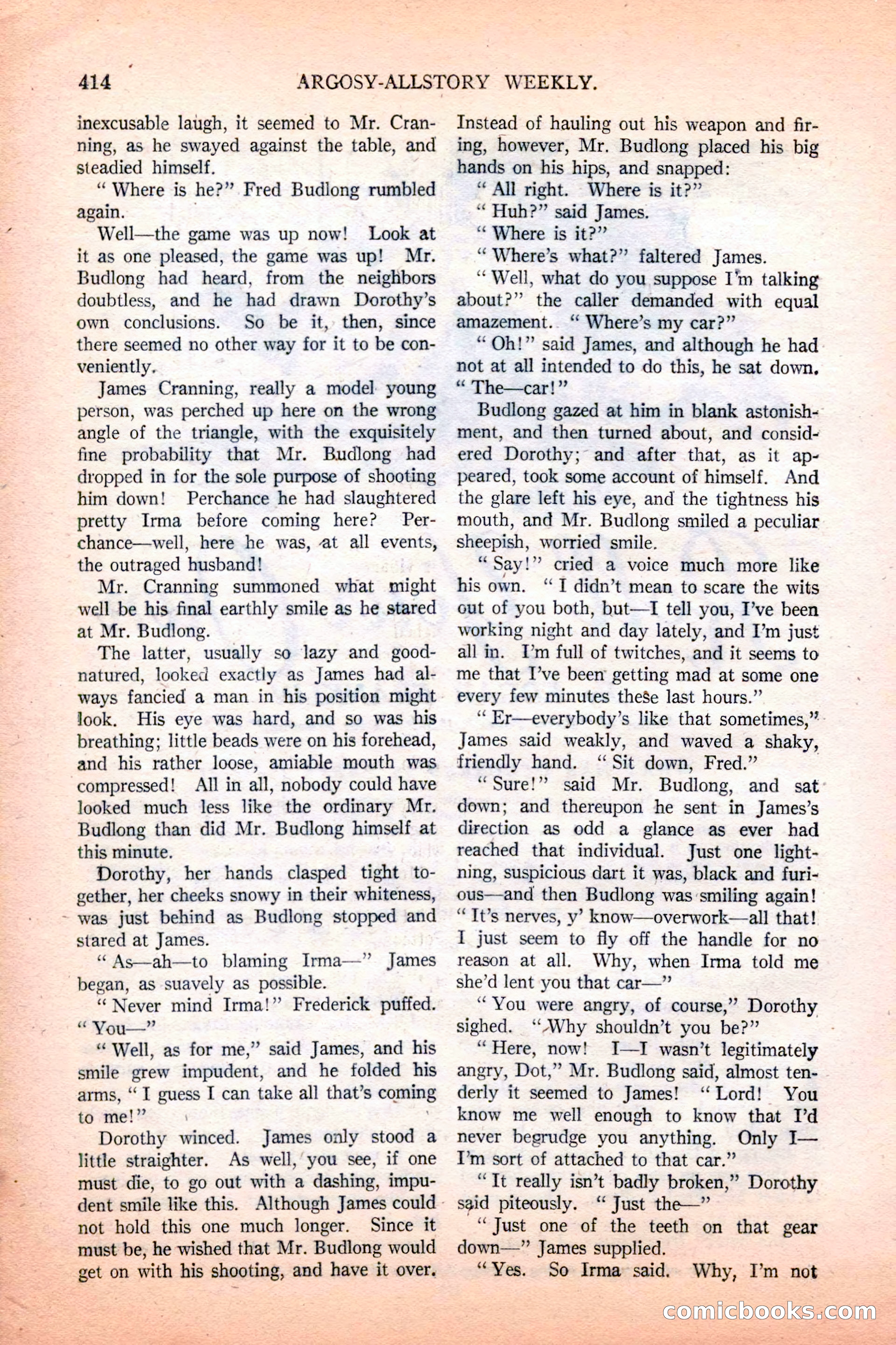 Argosy All-Story Weekly, December 4, 1926 — page 104 of 184