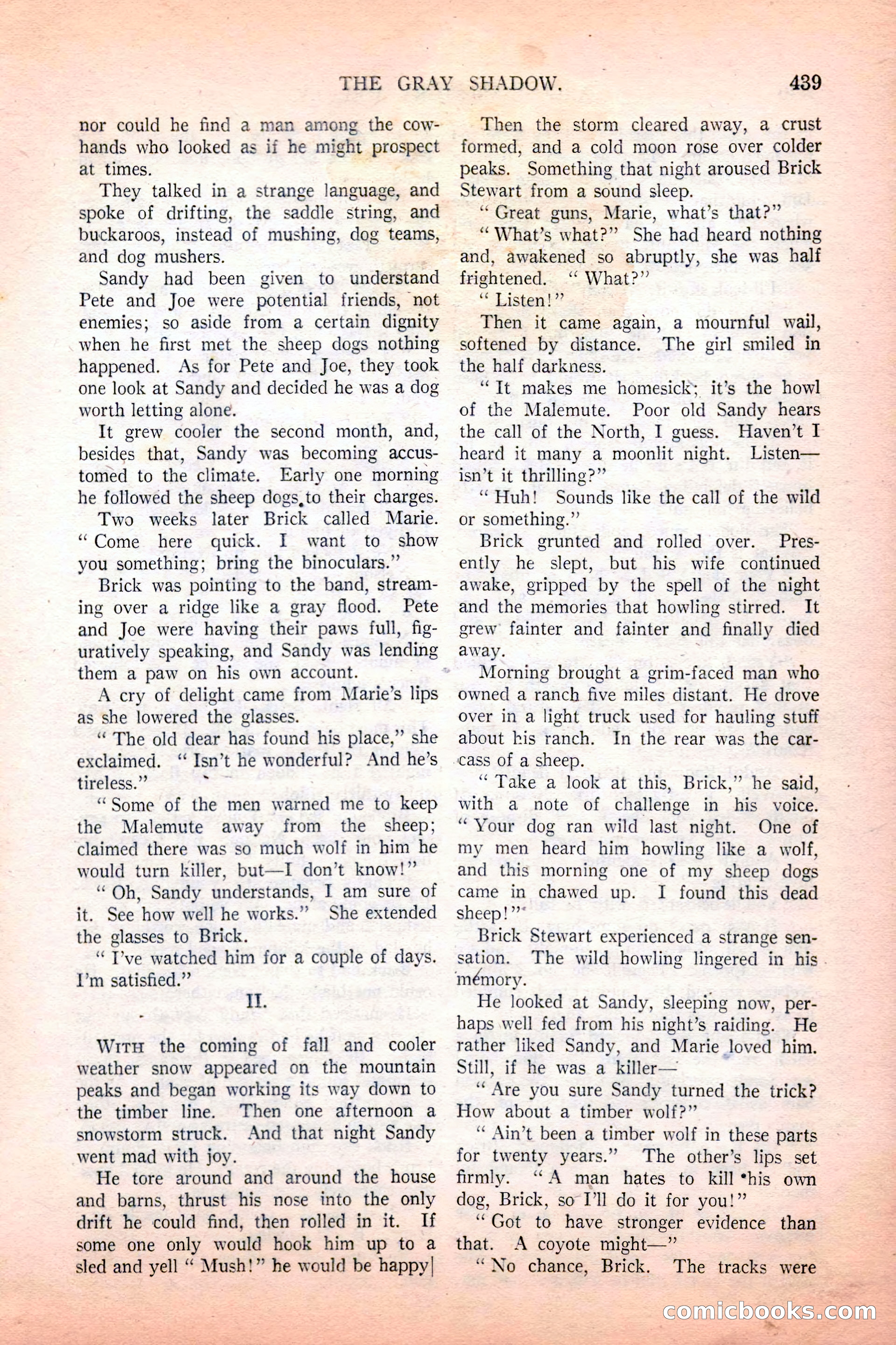 Argosy All-Story Weekly, December 4, 1926 — page 129 of 184