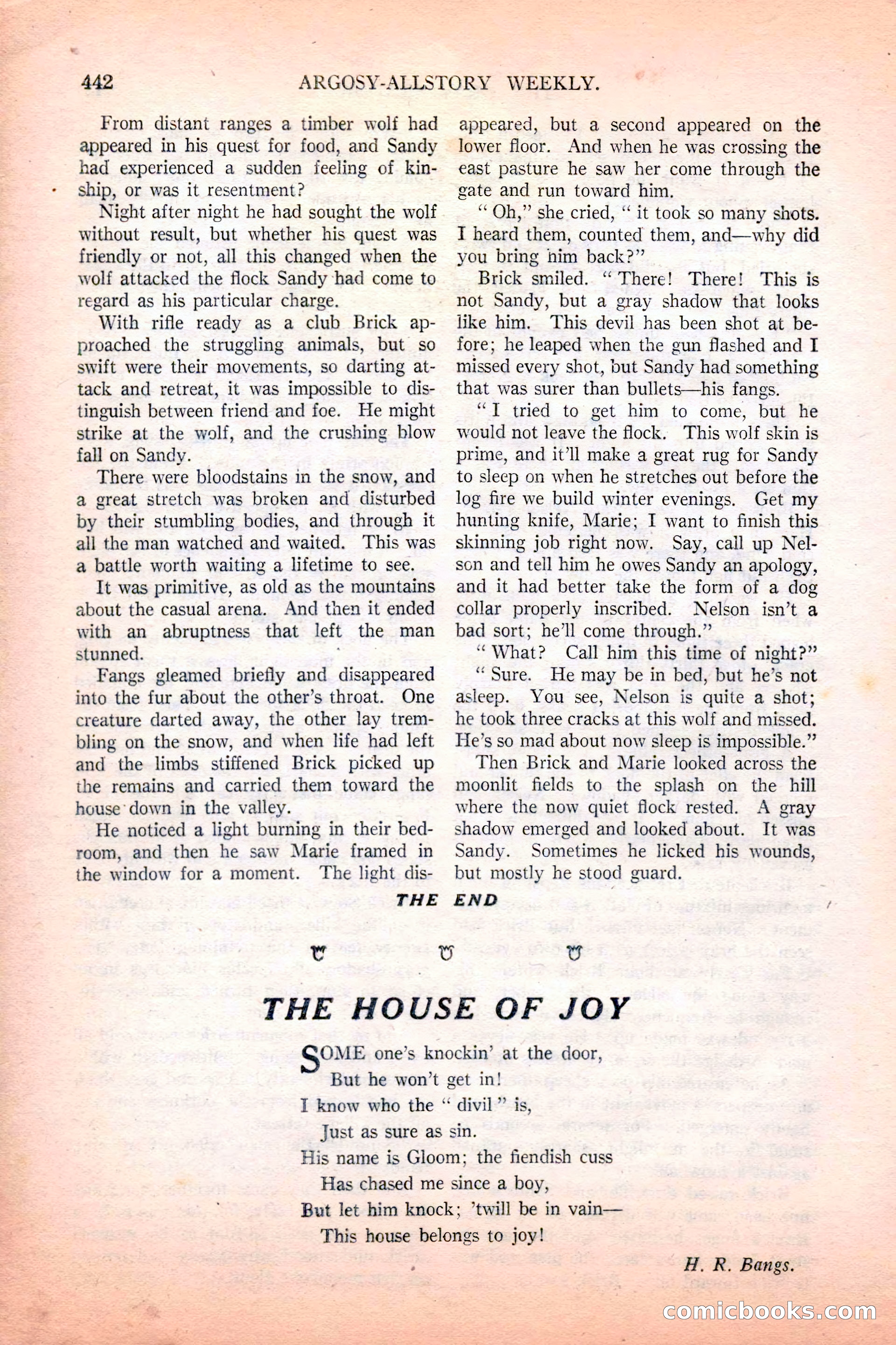 Argosy All-Story Weekly, December 4, 1926 — page 132 of 184