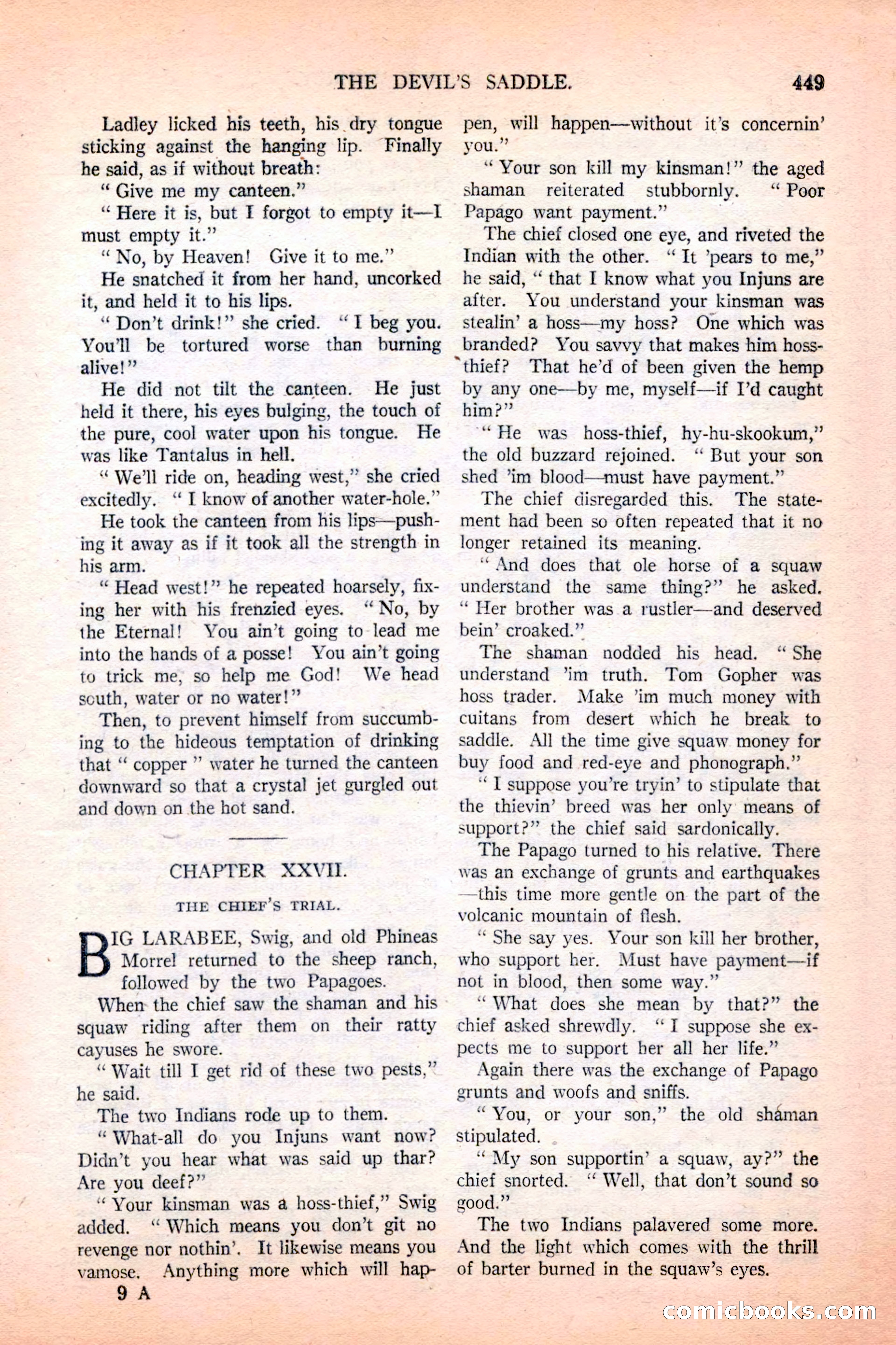 Argosy All-Story Weekly, December 4, 1926 — page 139 of 184