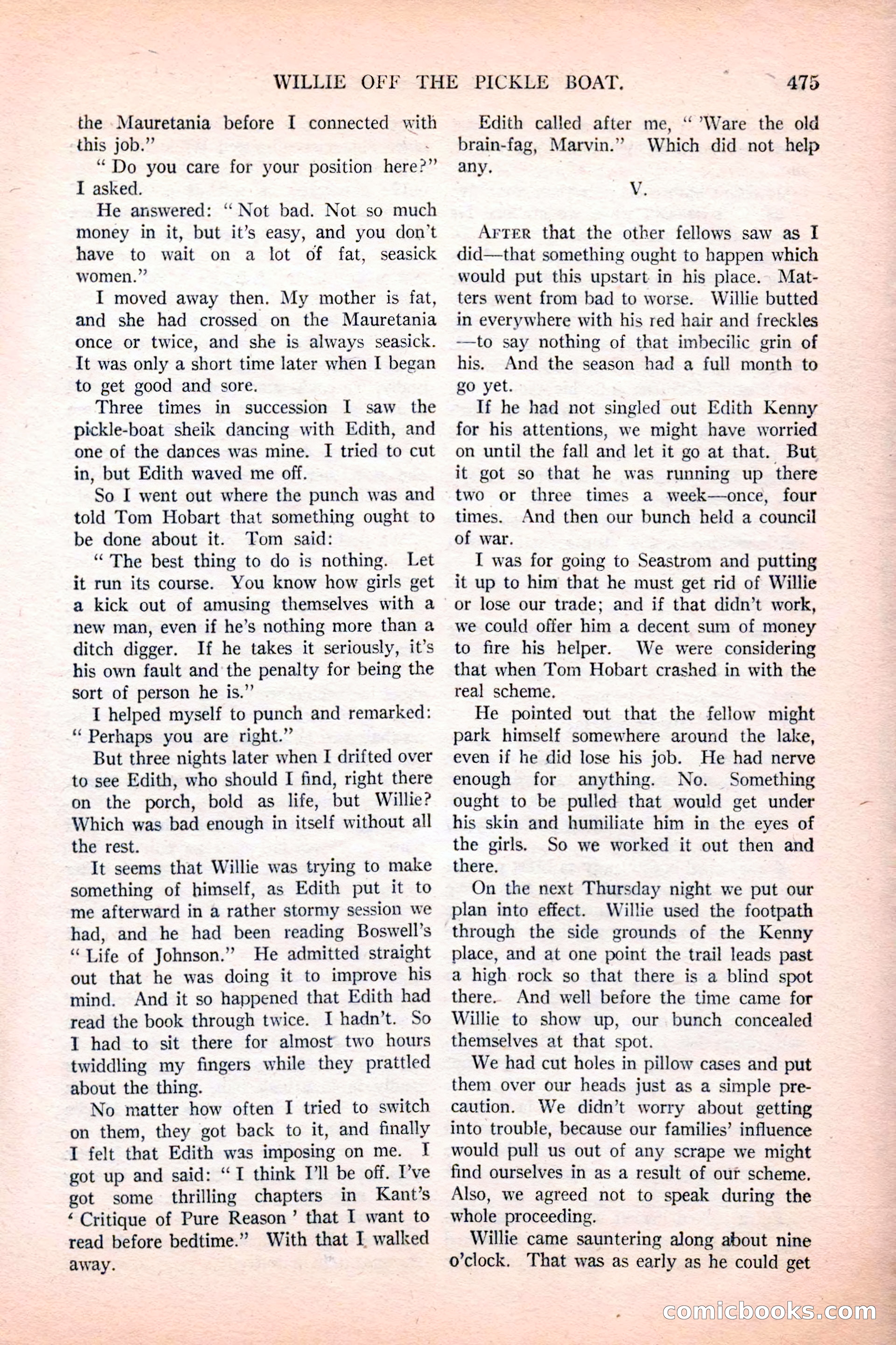 Argosy All-Story Weekly, December 4, 1926 — page 165 of 184