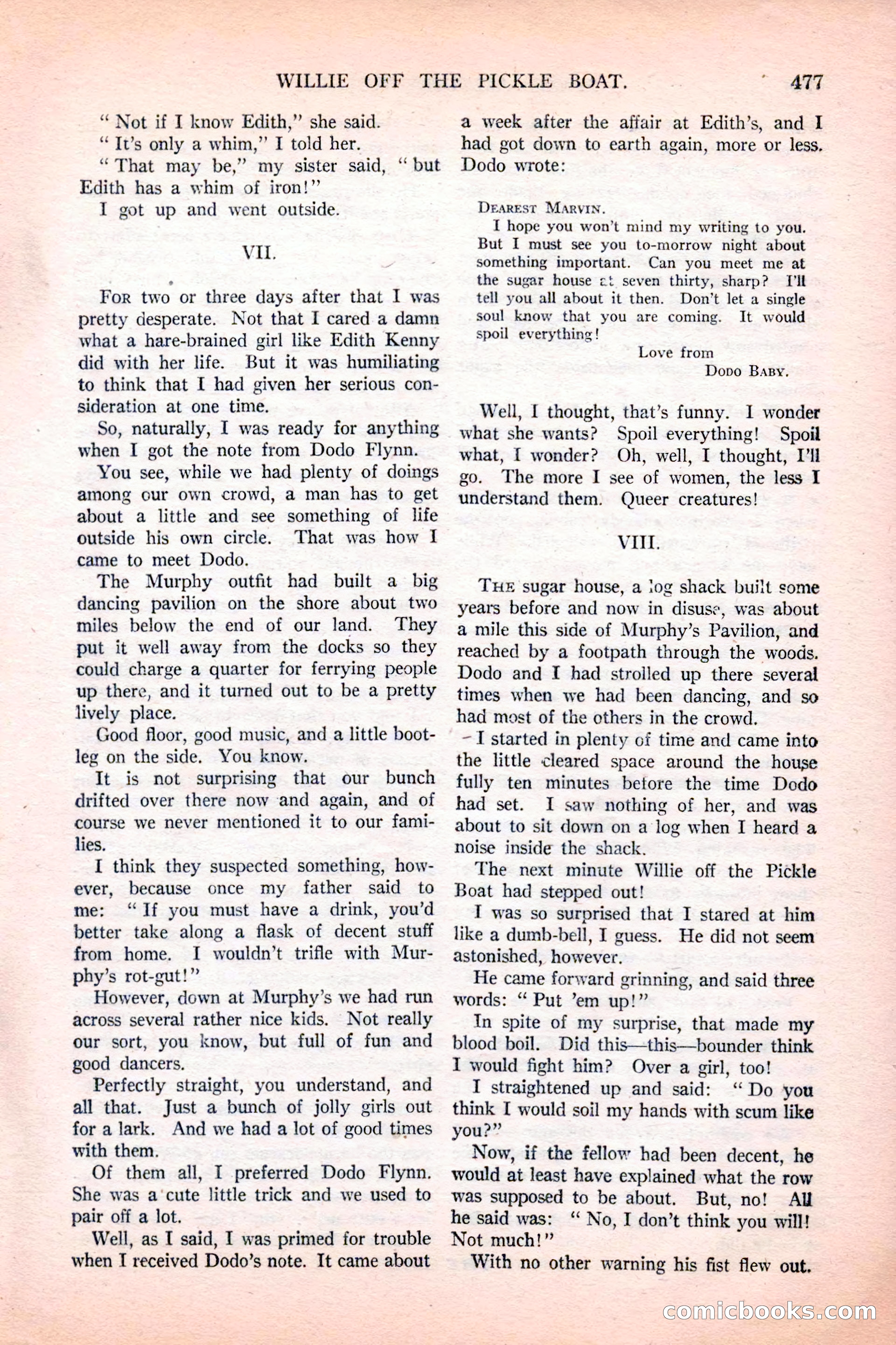 Argosy All-Story Weekly, December 4, 1926 — page 167 of 184