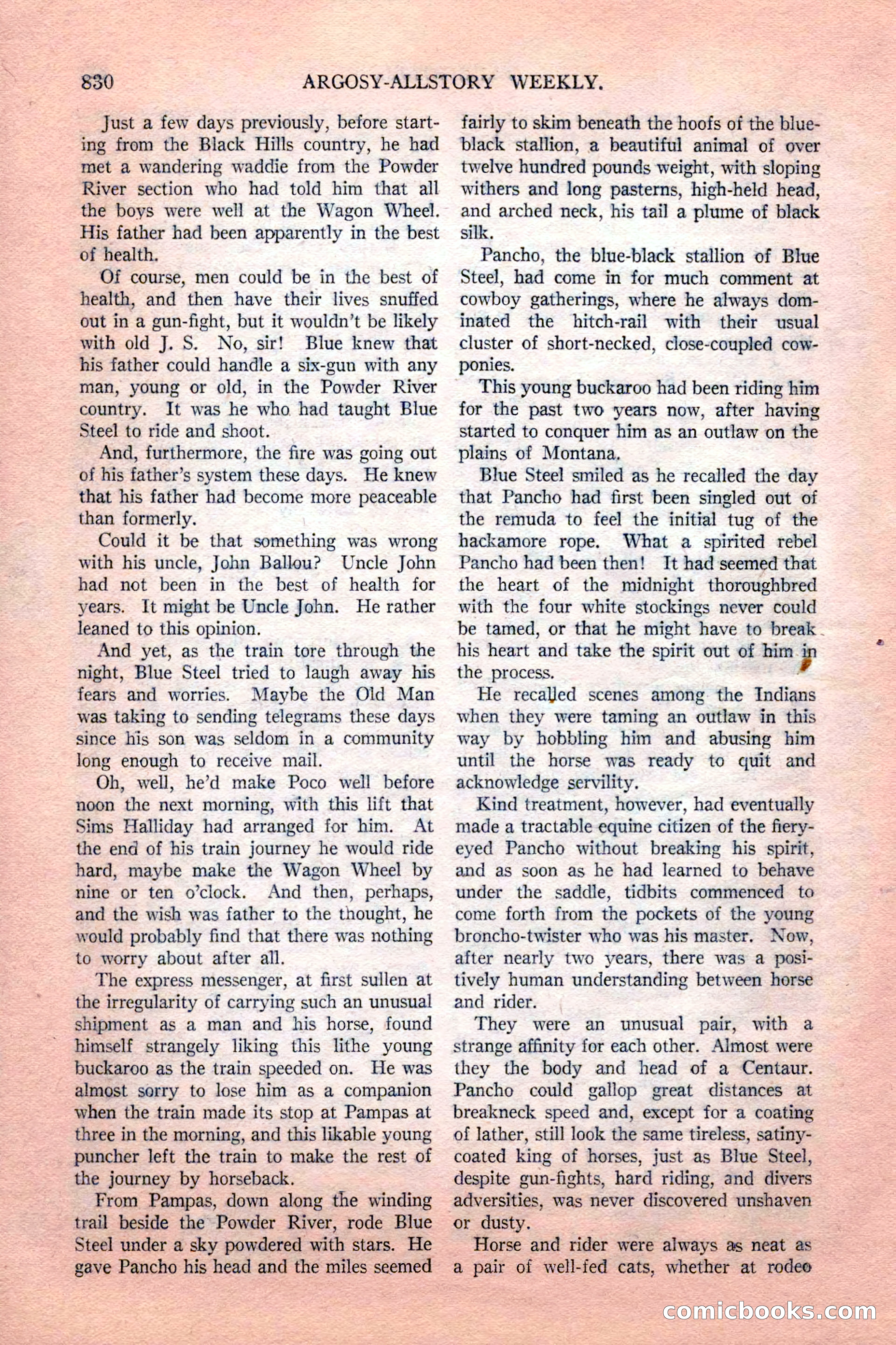 Argosy All-Story Weekly, February 18, 1928 — page 32 of 164