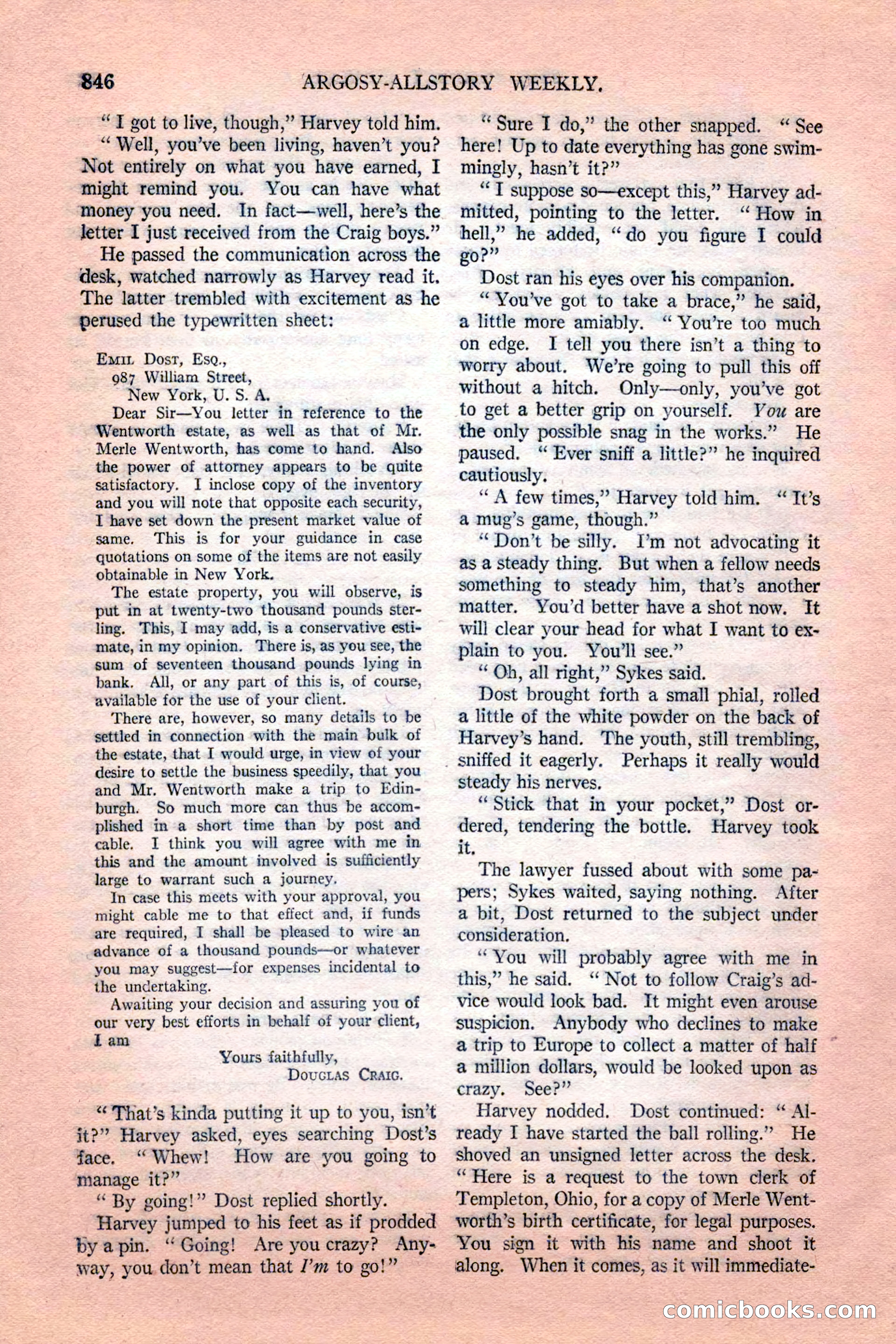 Argosy All-Story Weekly, February 18, 1928 — page 48 of 164