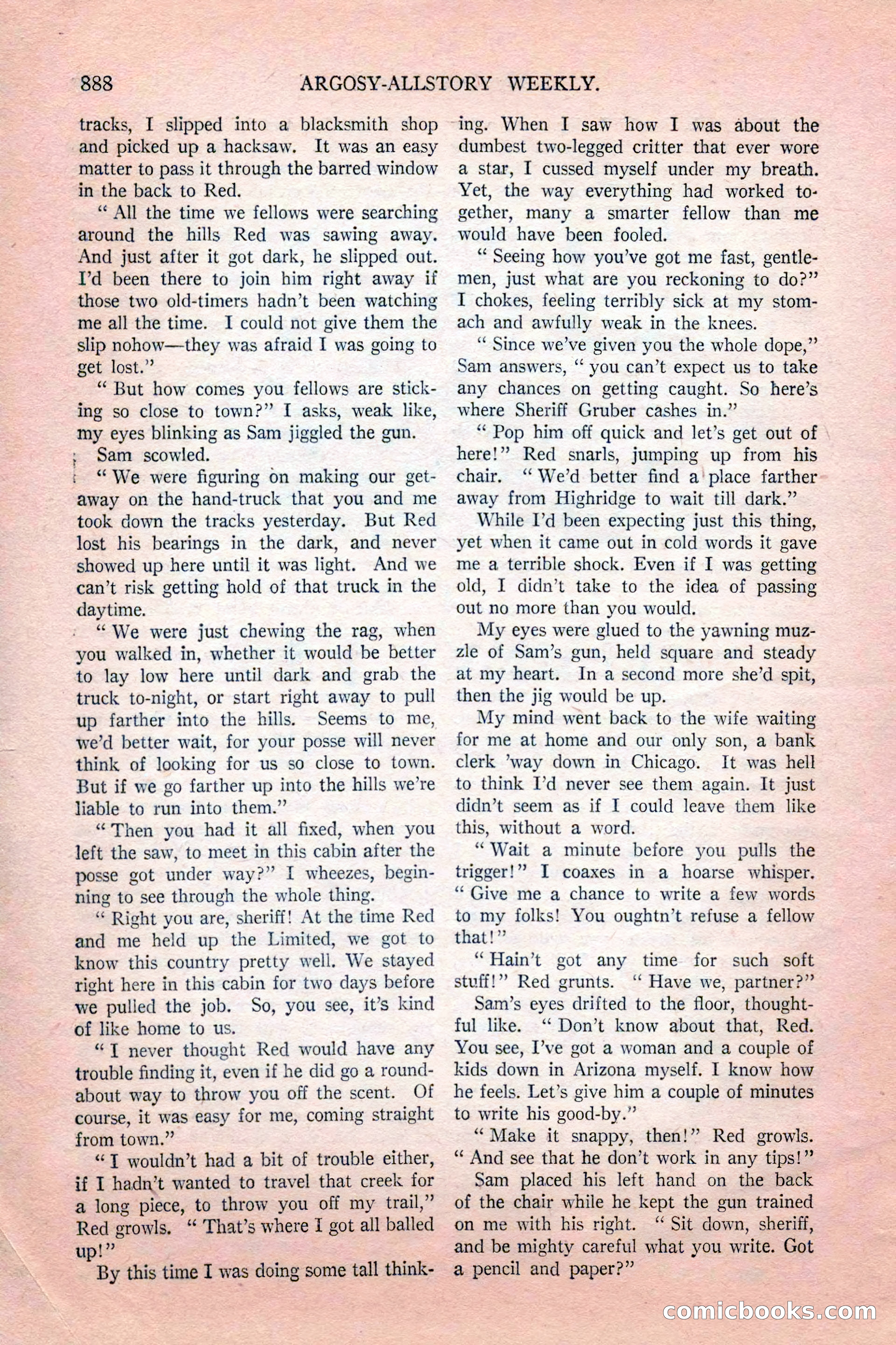 Argosy All-Story Weekly, February 18, 1928 — page 90 of 164