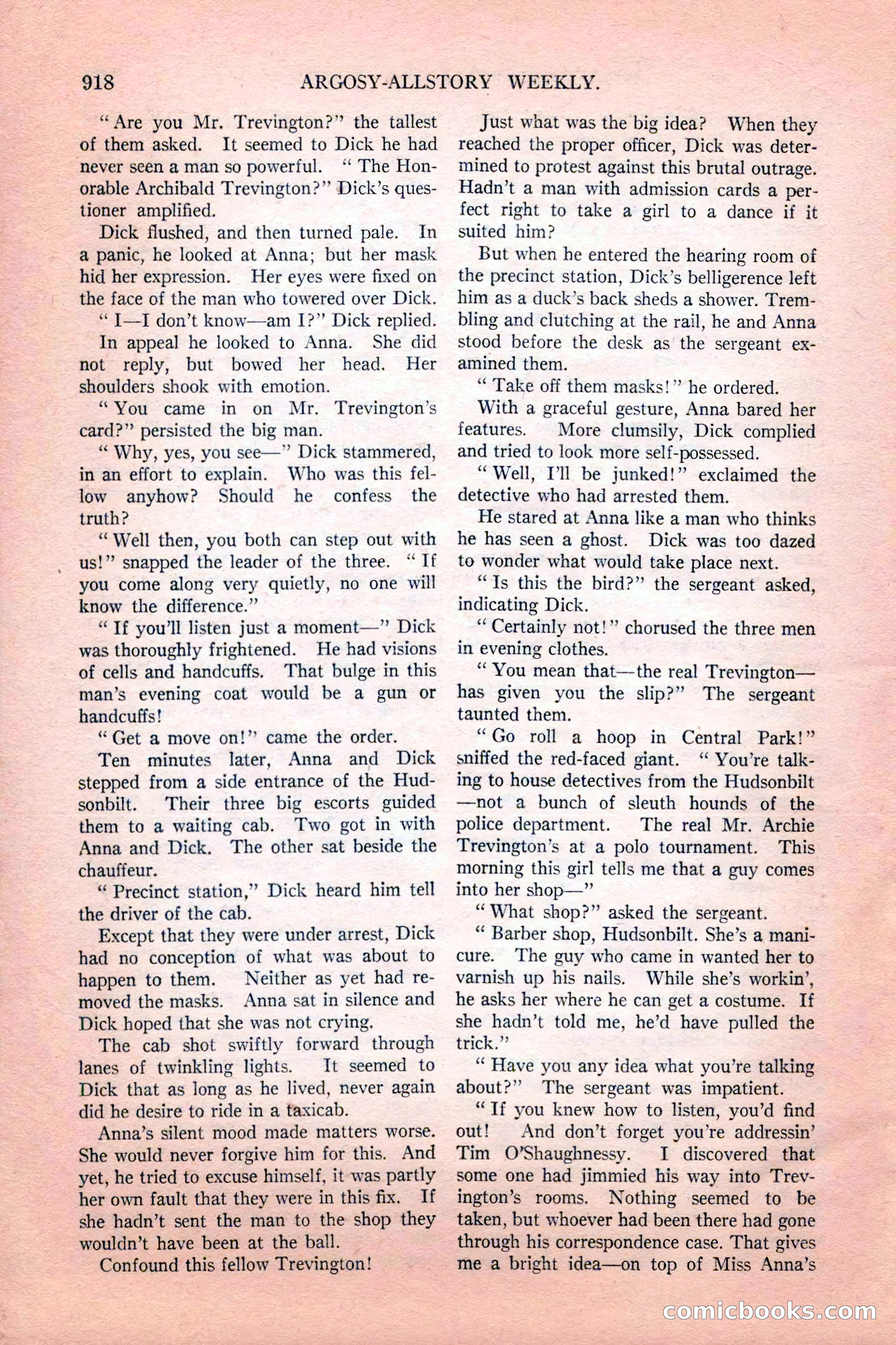 Argosy All-Story Weekly, February 18, 1928 — page 120 of 164