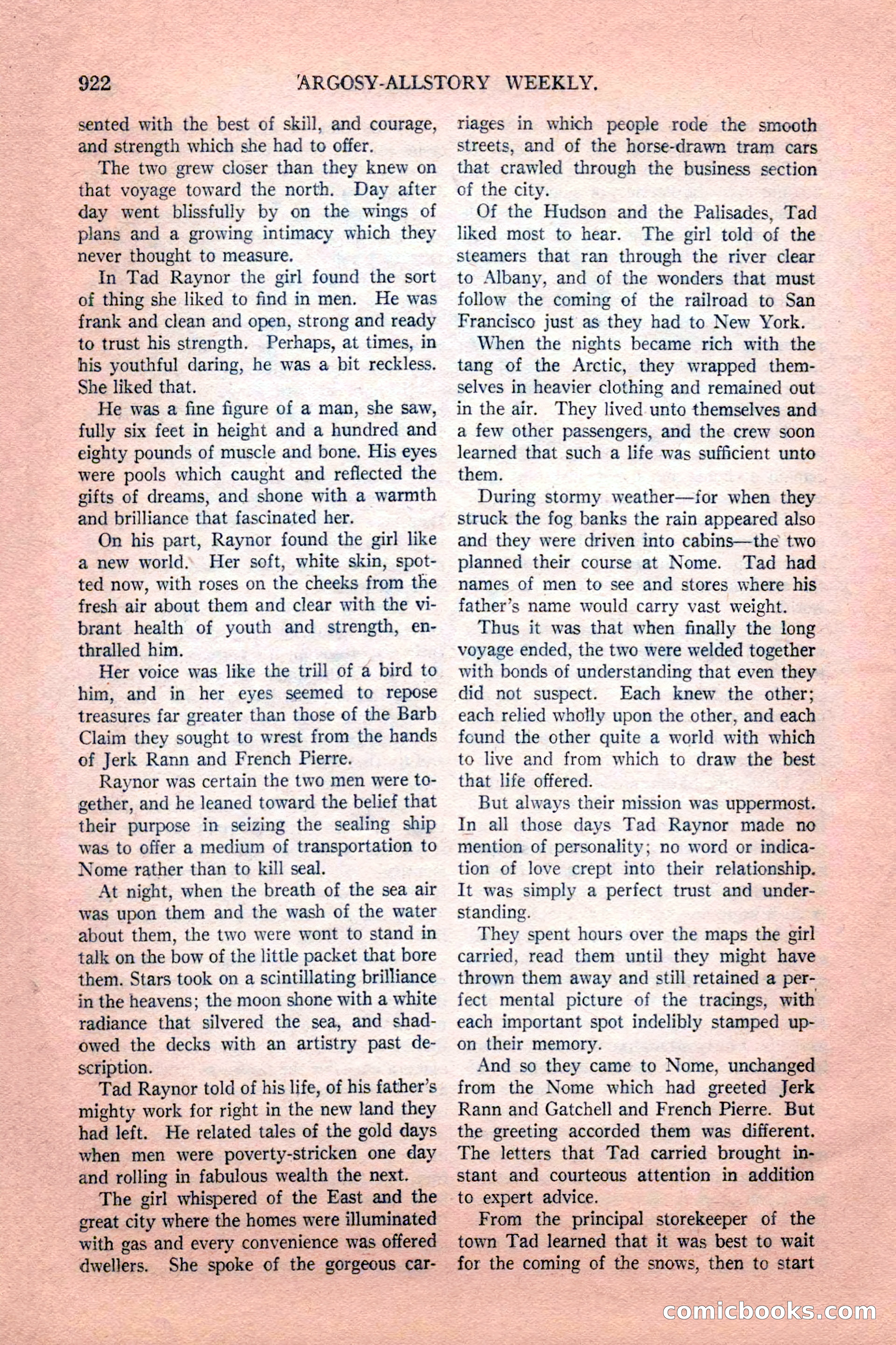 Argosy All-Story Weekly, February 18, 1928 — page 124 of 164
