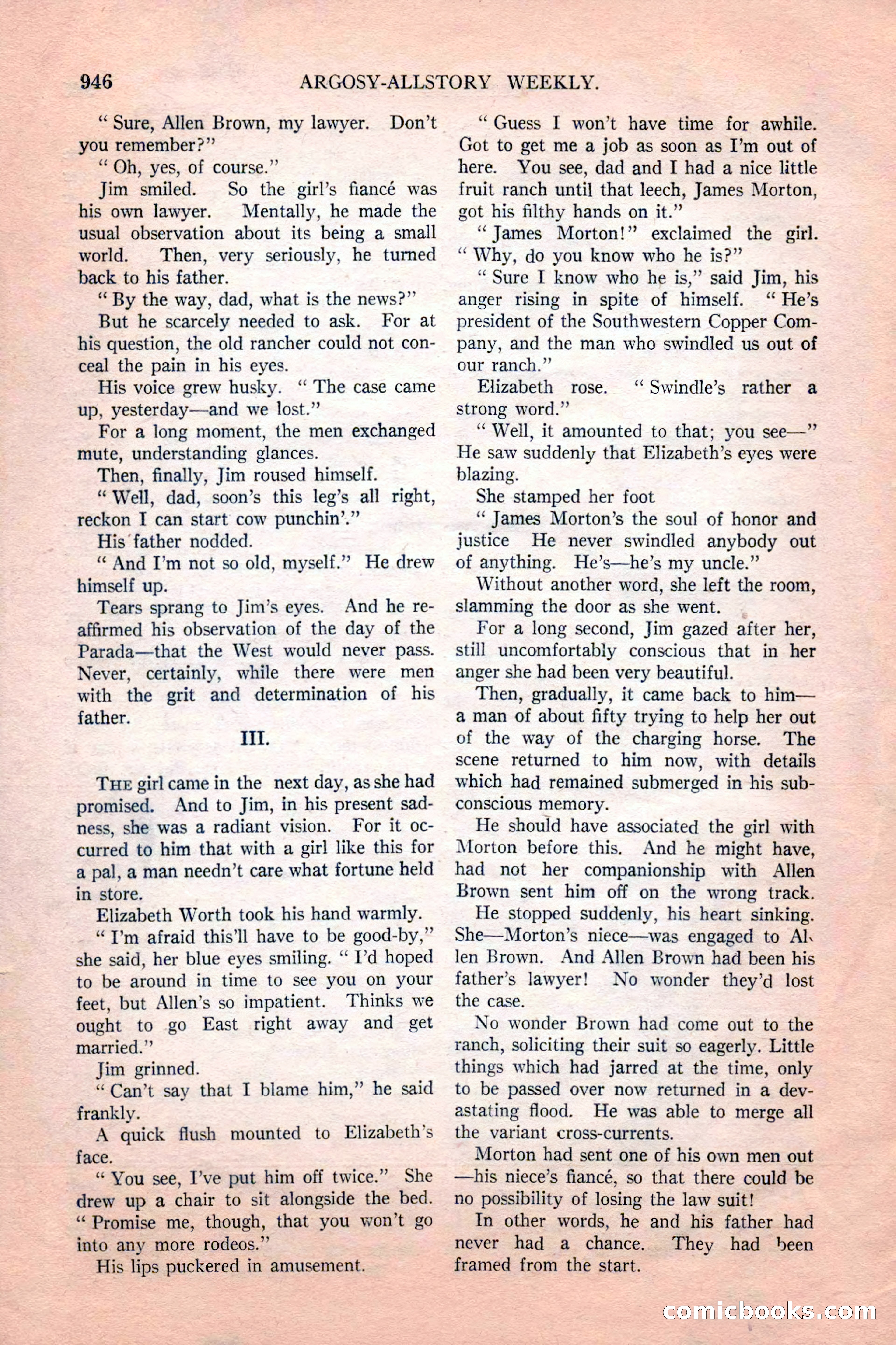 Argosy All-Story Weekly, February 18, 1928 — page 148 of 164