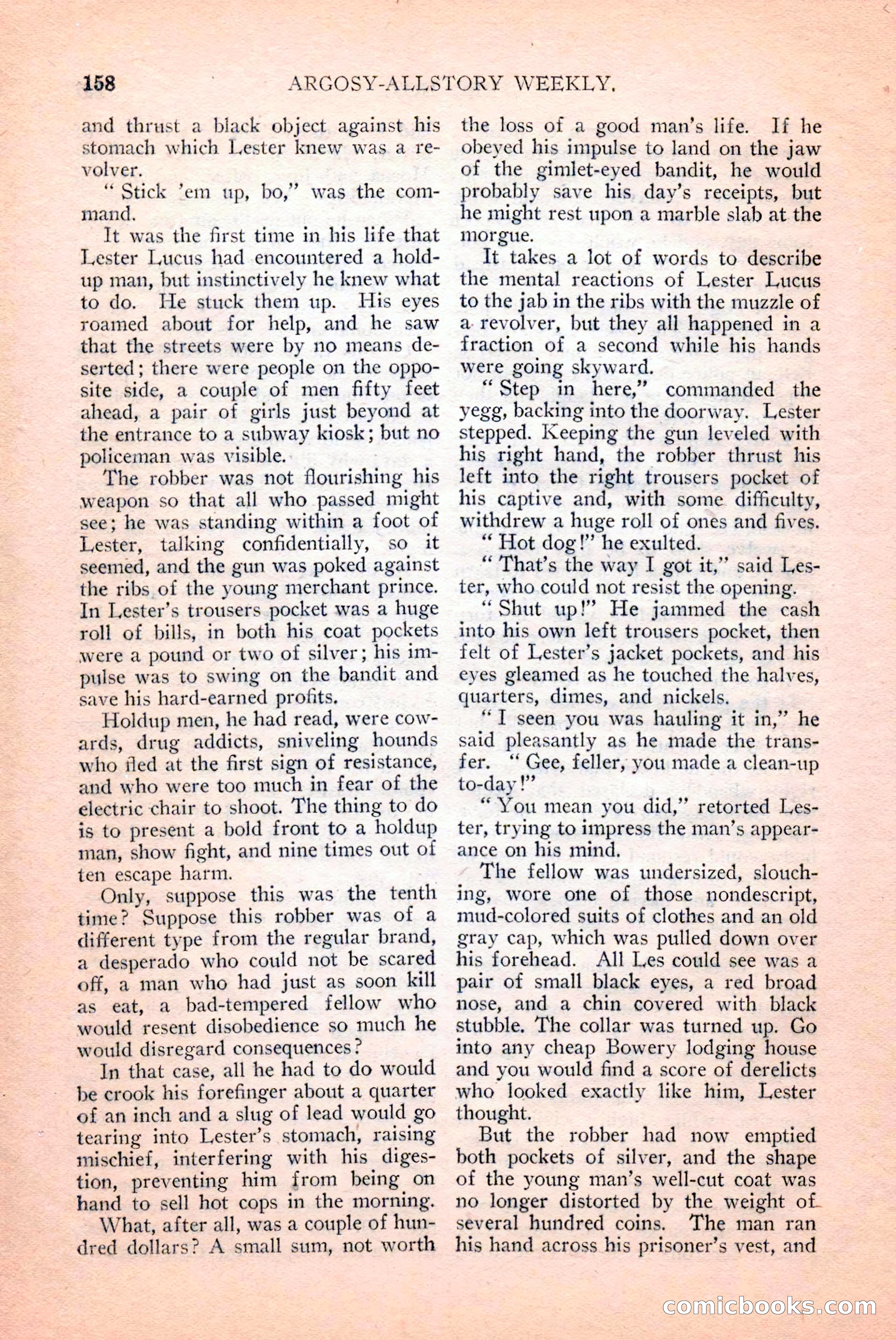 Argosy All-Story Weekly, April 14, 1928 — page 20 of 152