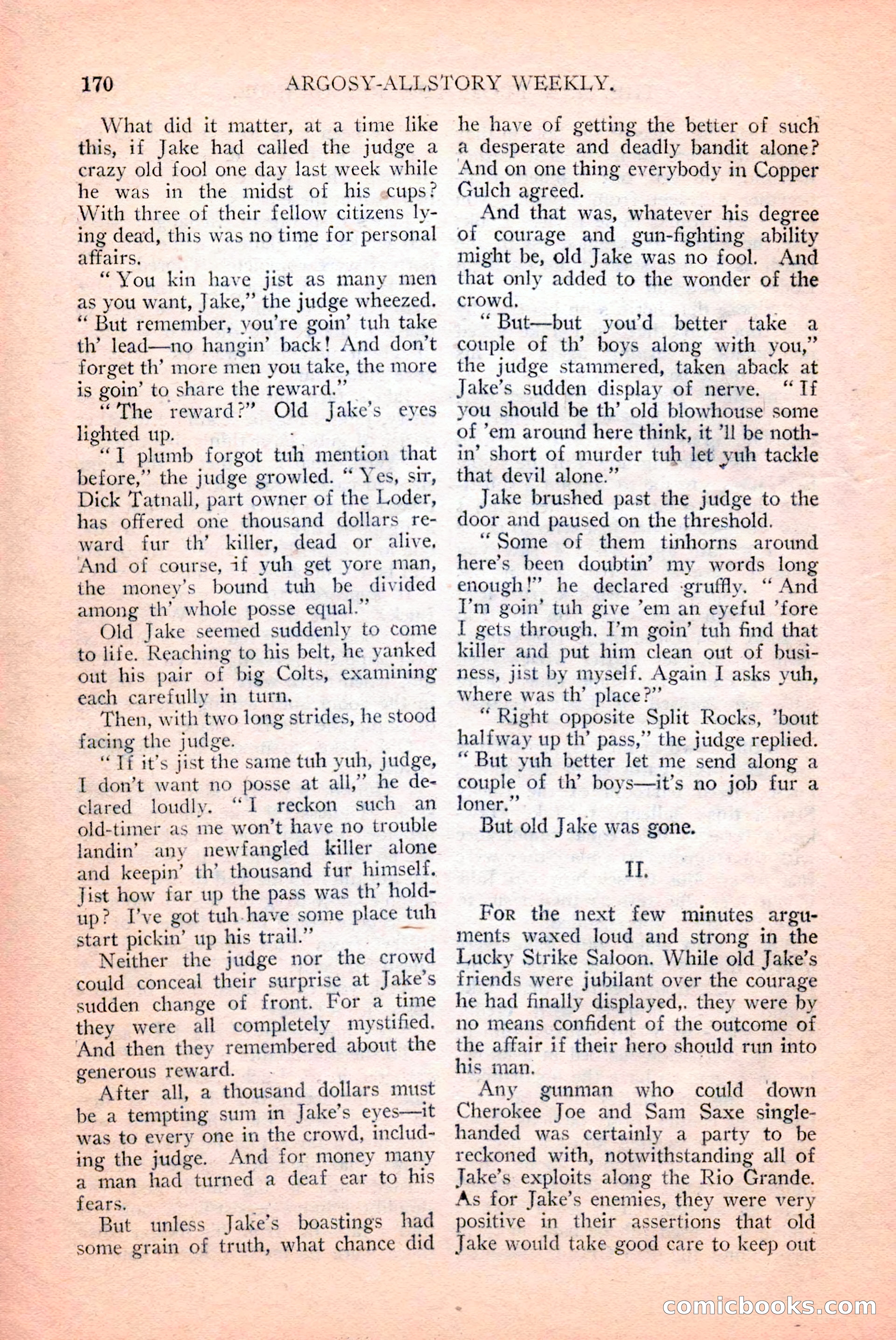 Argosy All-Story Weekly, April 14, 1928 — page 32 of 152