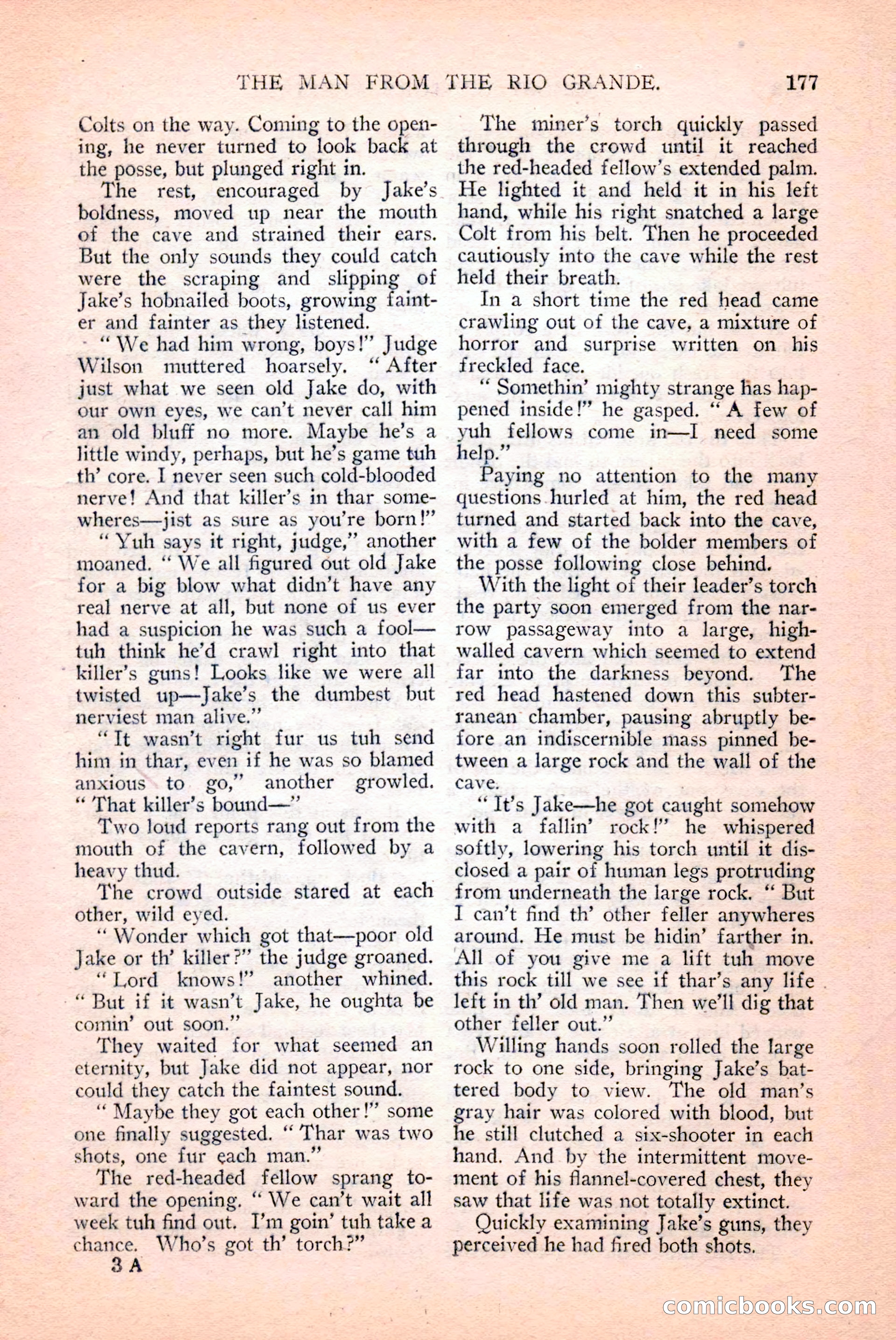 Argosy All-Story Weekly, April 14, 1928 — page 39 of 152