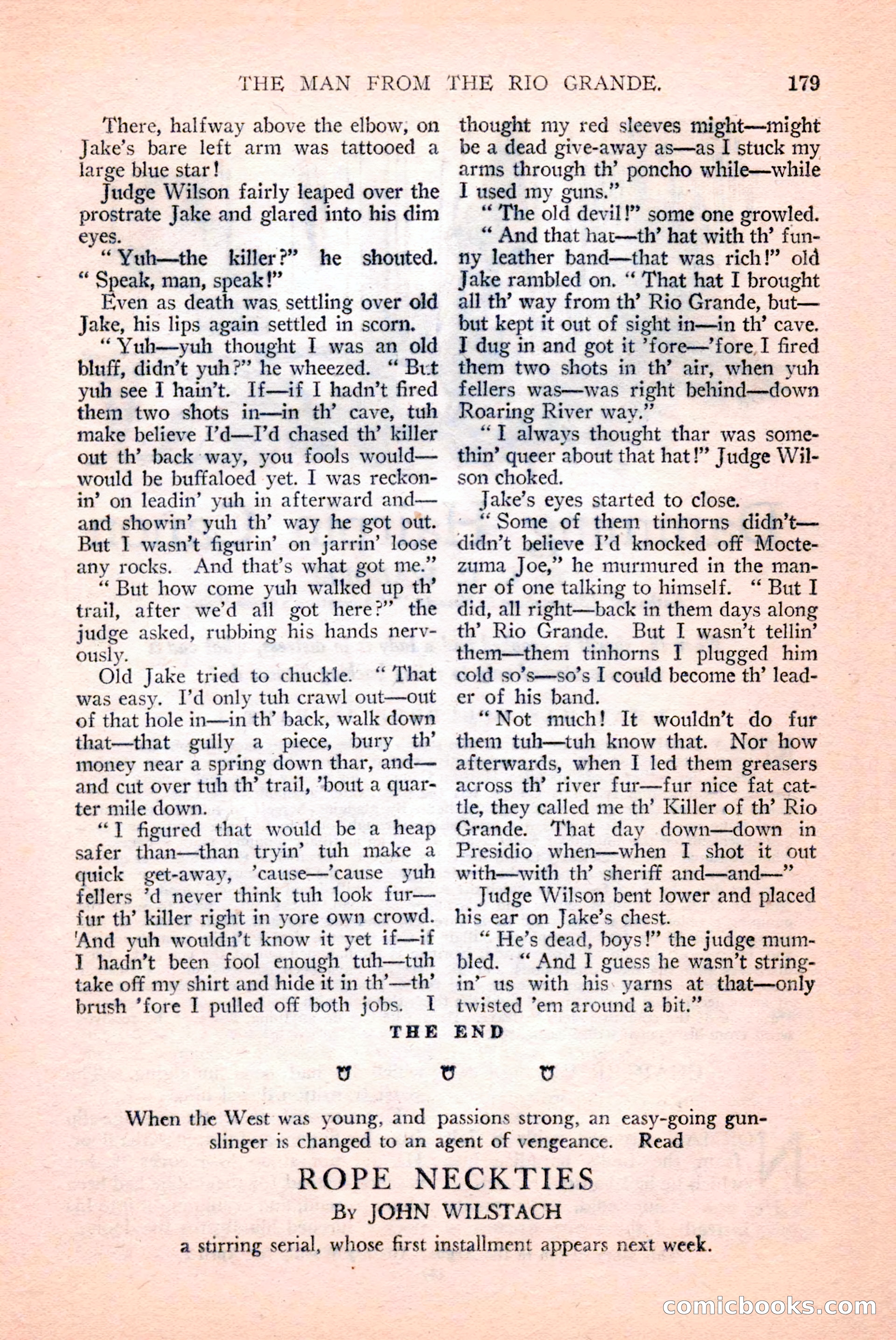 Argosy All-Story Weekly, April 14, 1928 — page 41 of 152