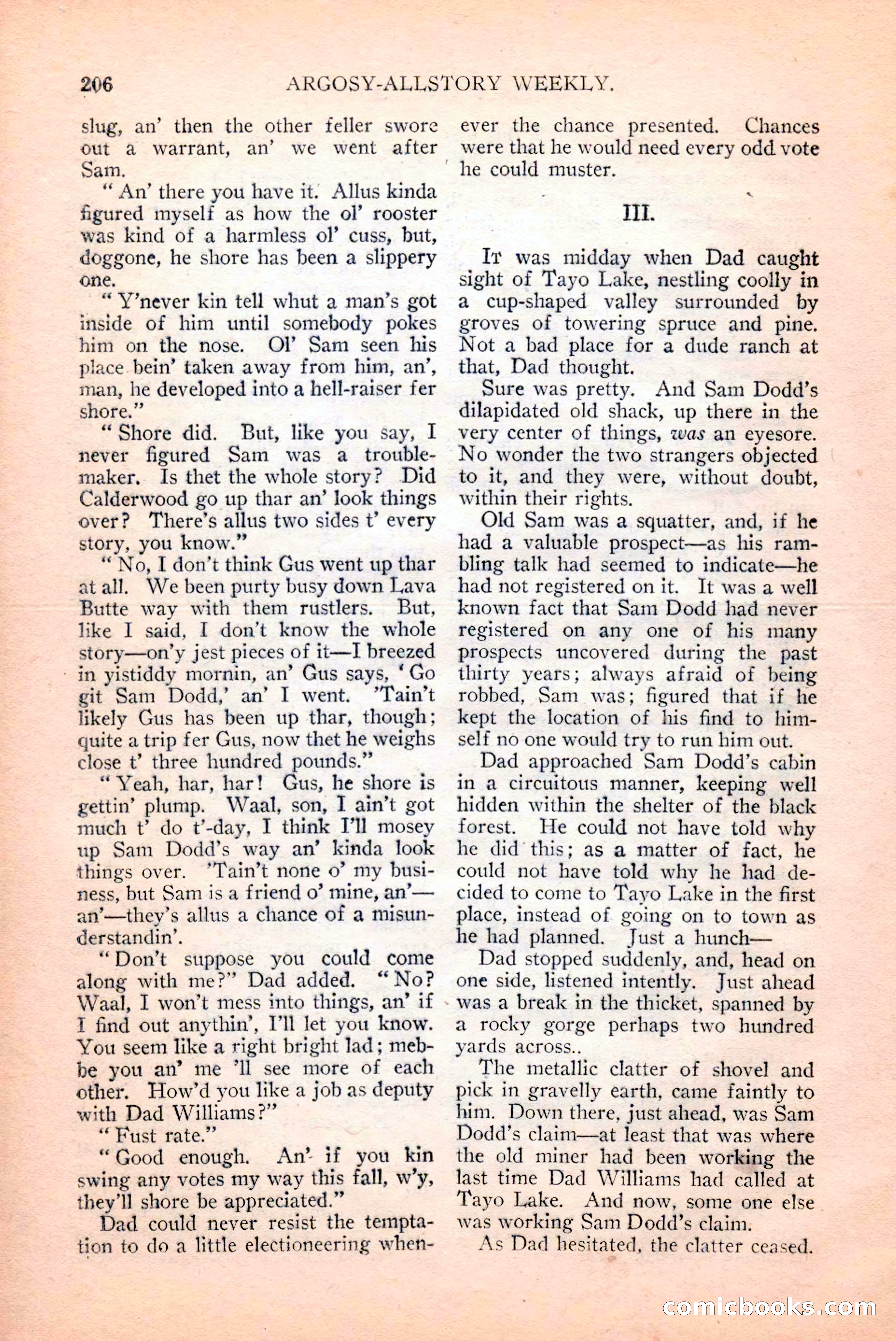 Argosy All-Story Weekly, April 14, 1928 — page 68 of 152