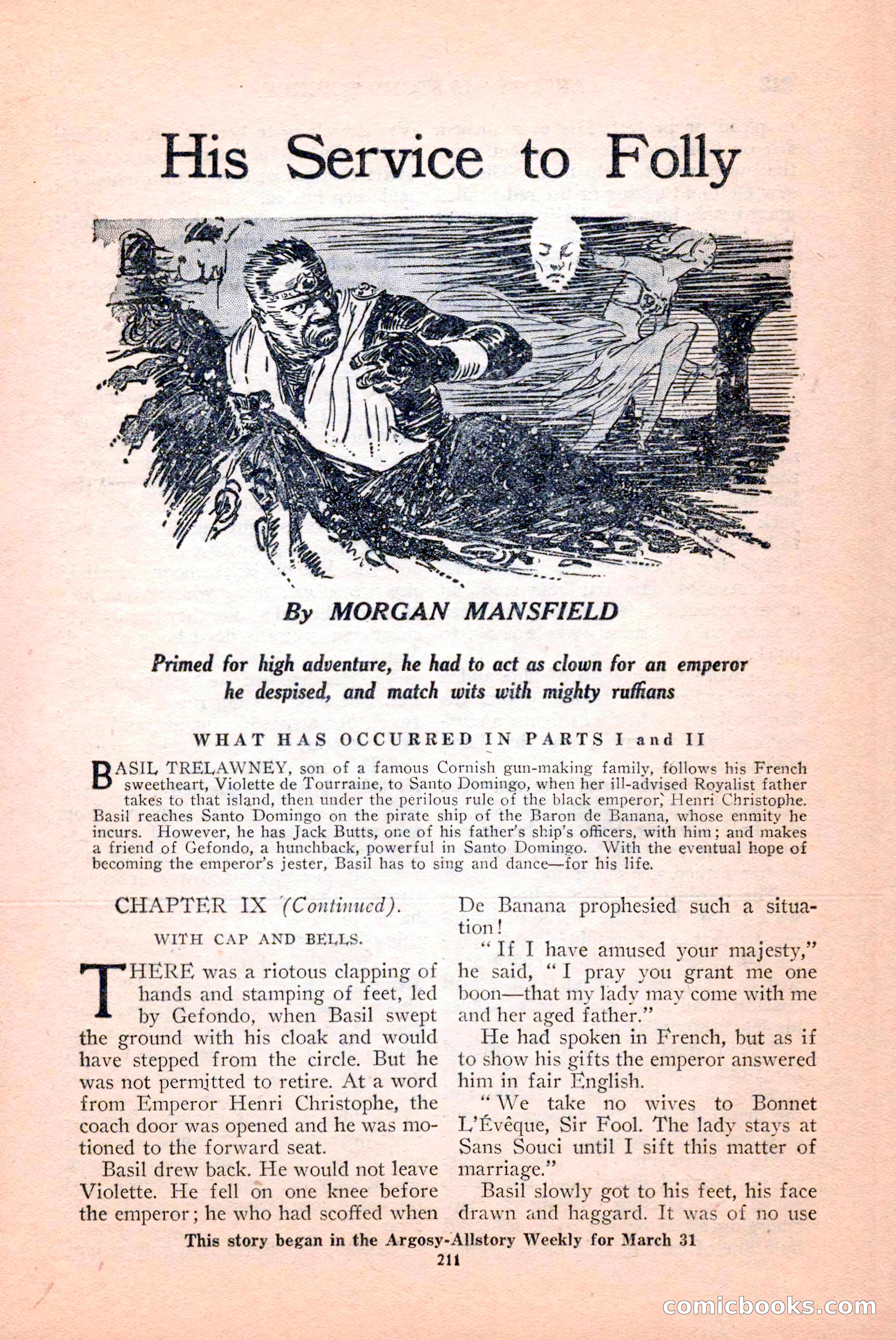 Argosy All-Story Weekly, April 14, 1928 — page 73 of 152