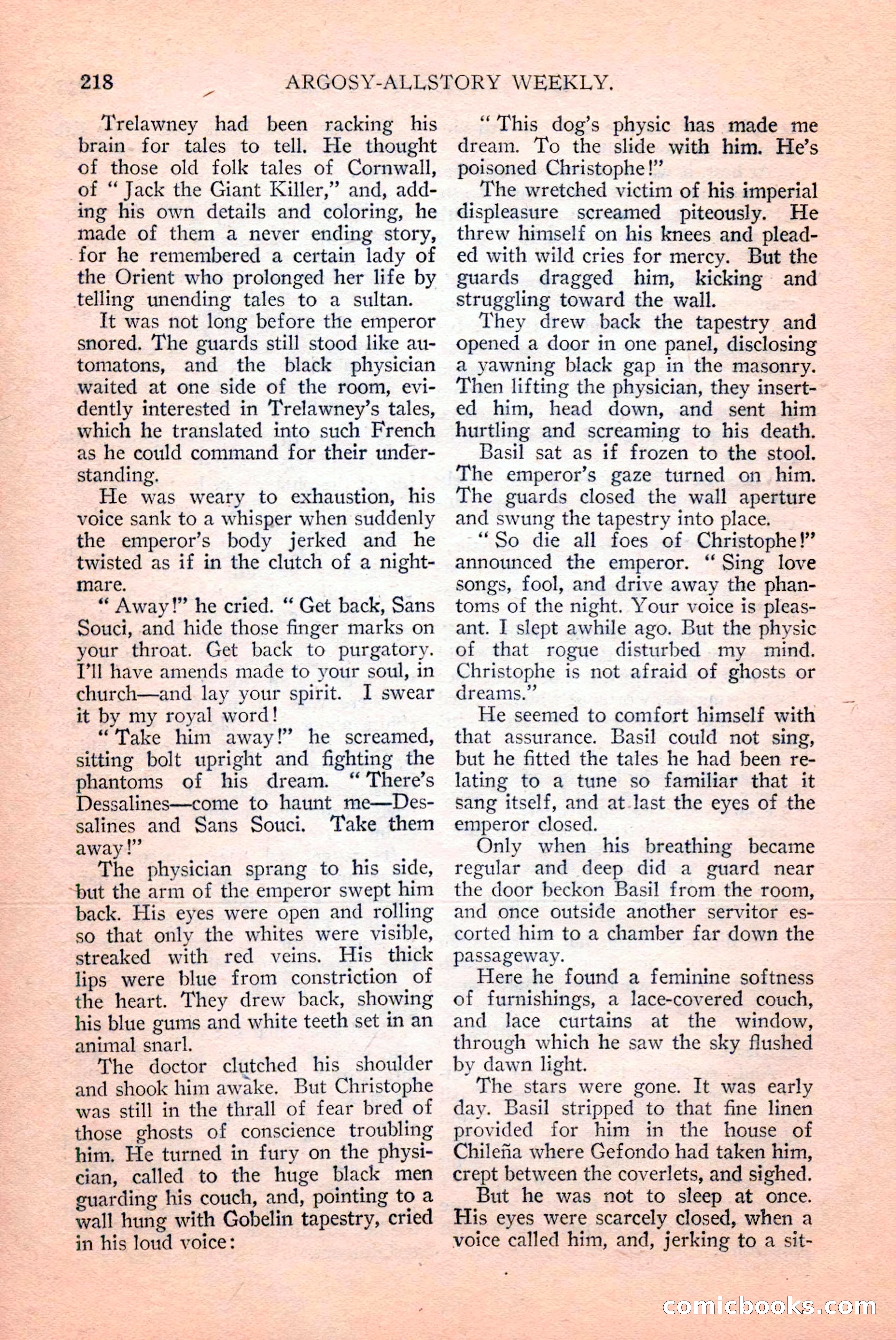 Argosy All-Story Weekly, April 14, 1928 — page 80 of 152