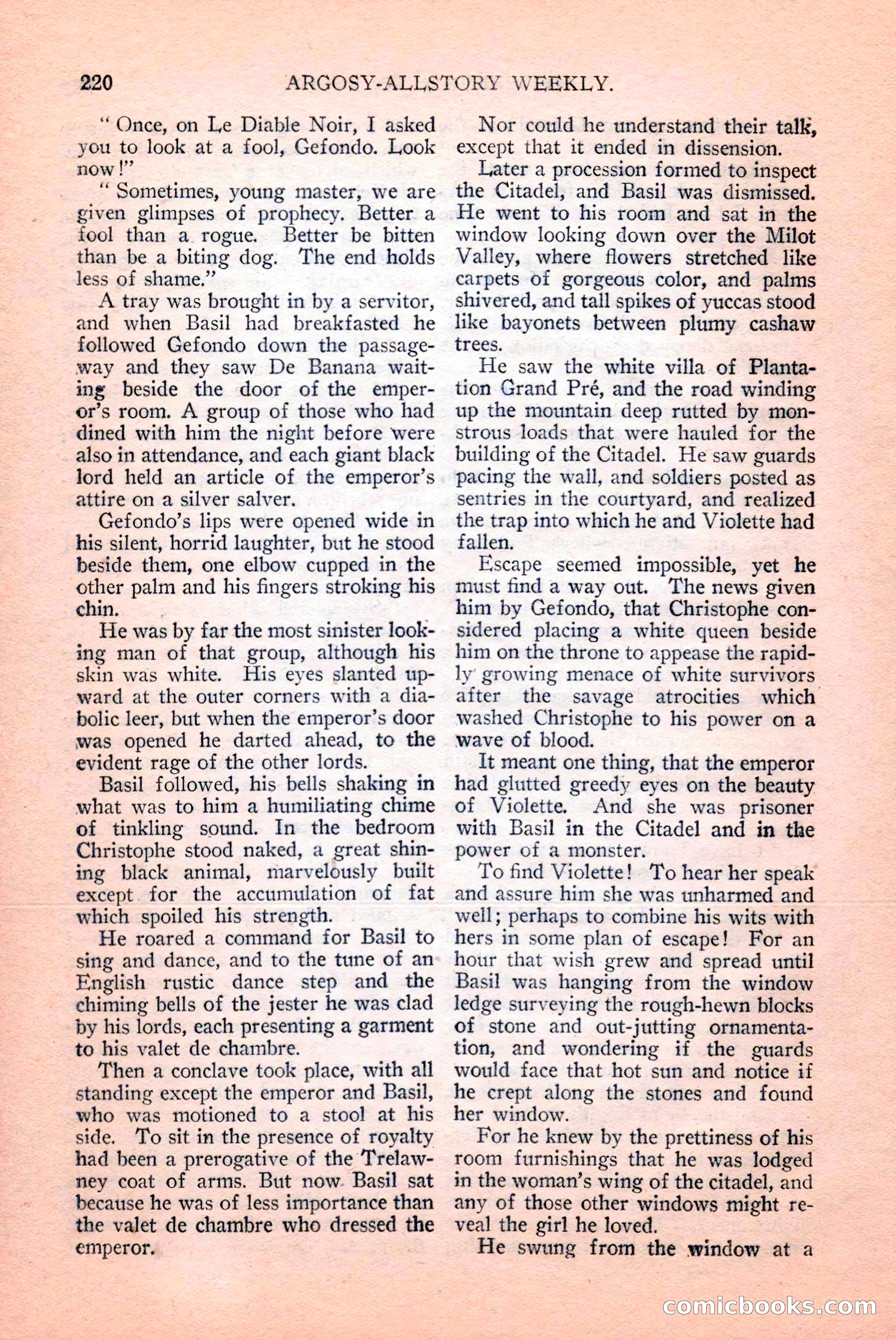 Argosy All-Story Weekly, April 14, 1928 — page 82 of 152