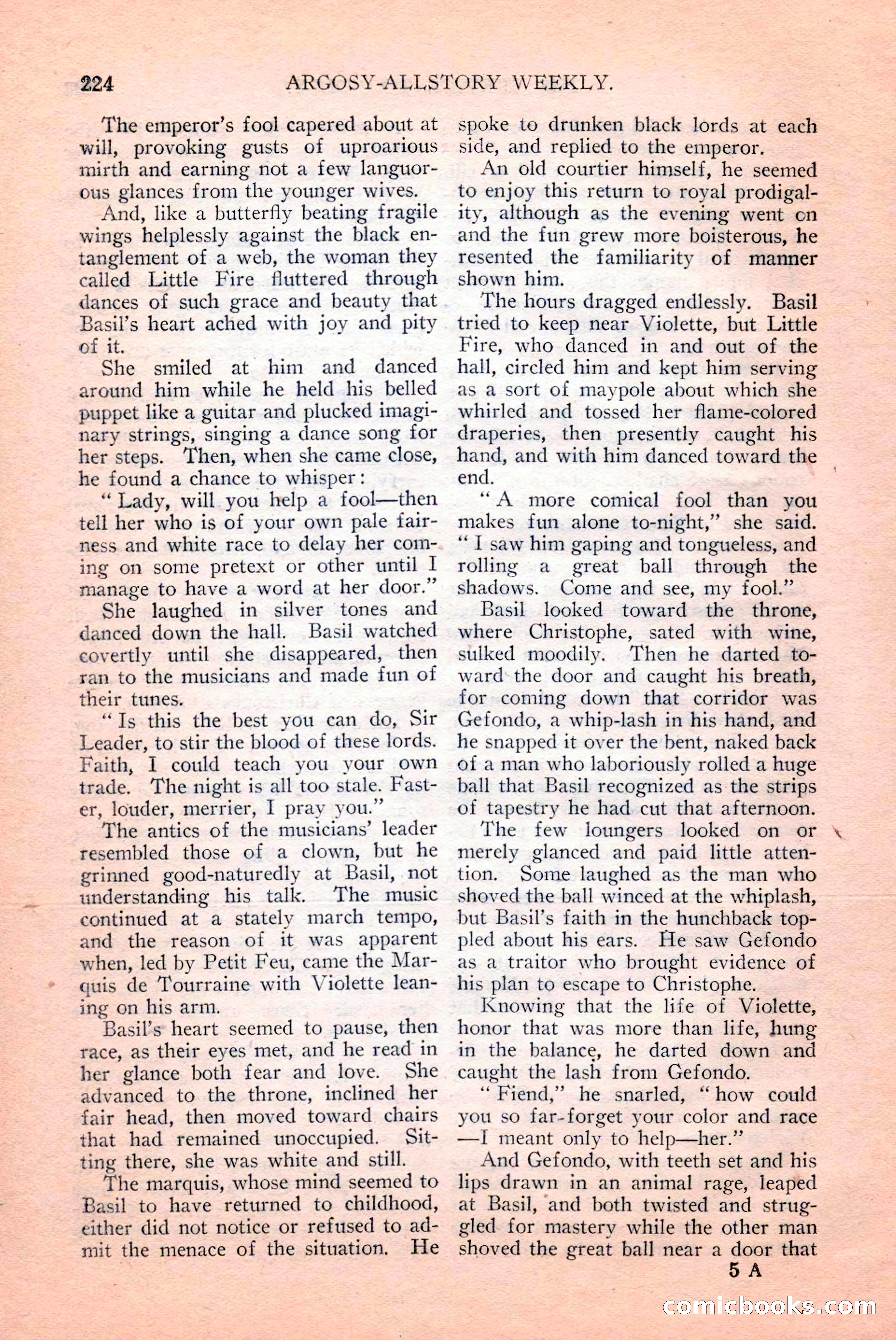 Argosy All-Story Weekly, April 14, 1928 — page 86 of 152