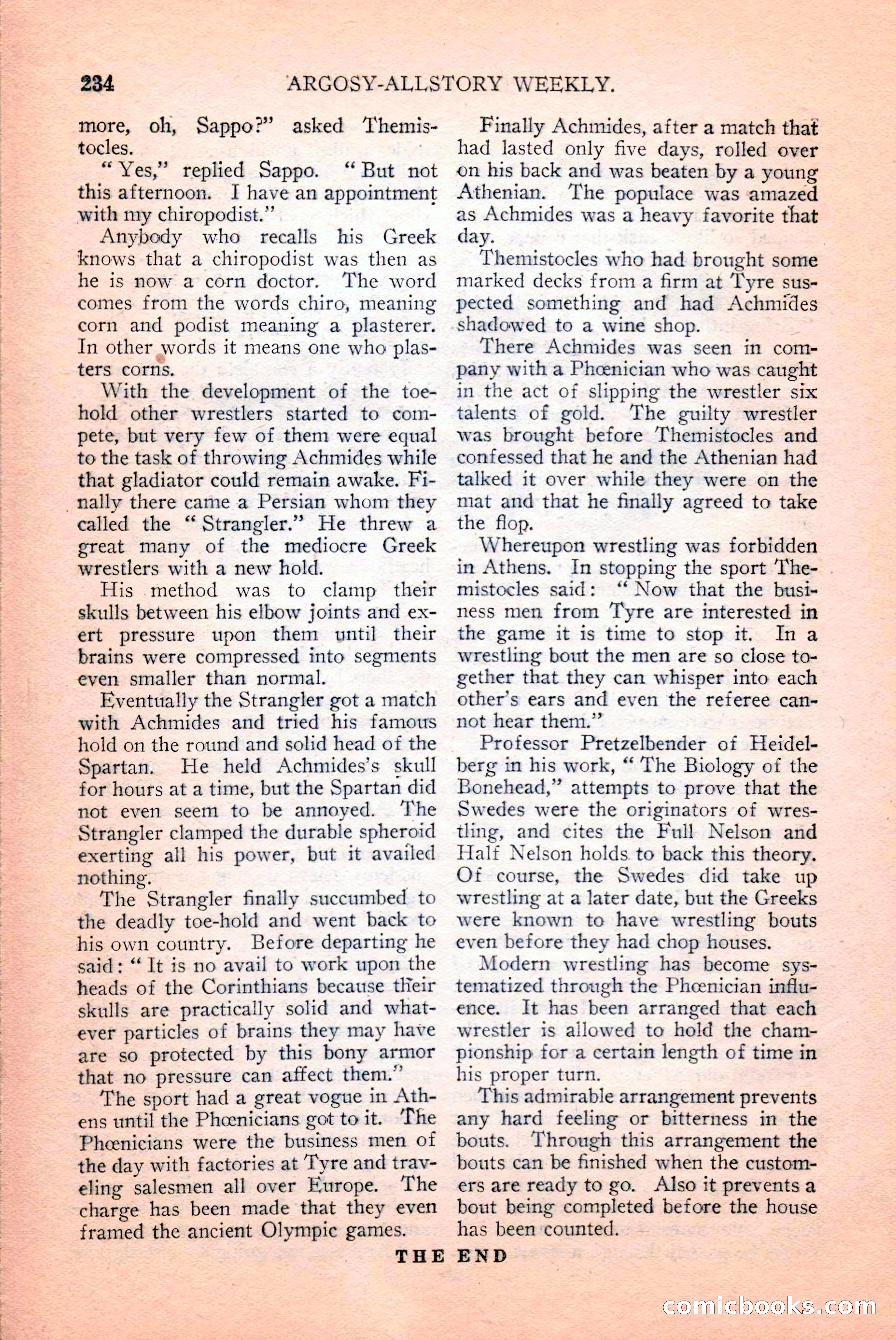 Argosy All-Story Weekly, April 14, 1928 — page 96 of 152