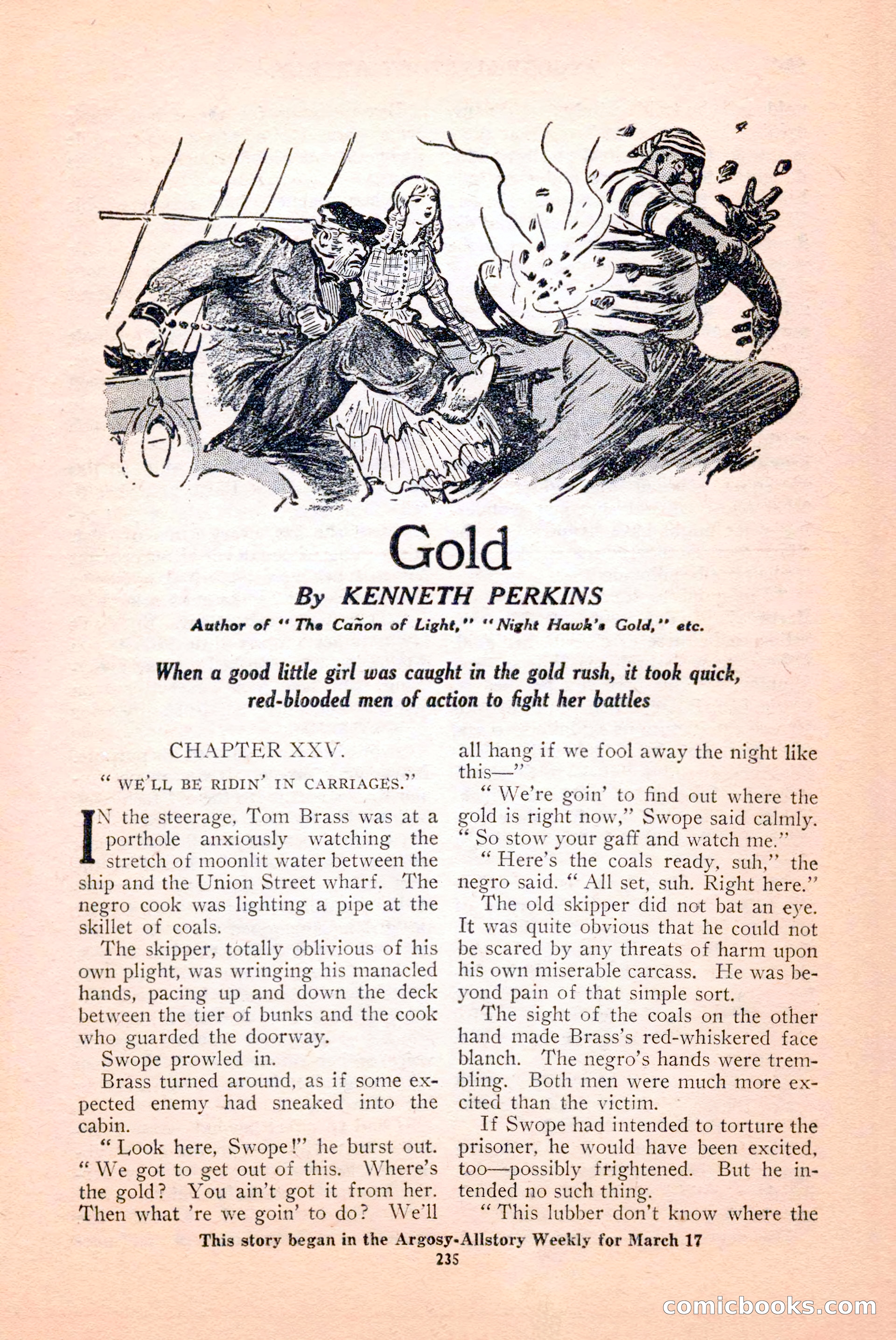 Argosy All-Story Weekly, April 14, 1928 — page 97 of 152