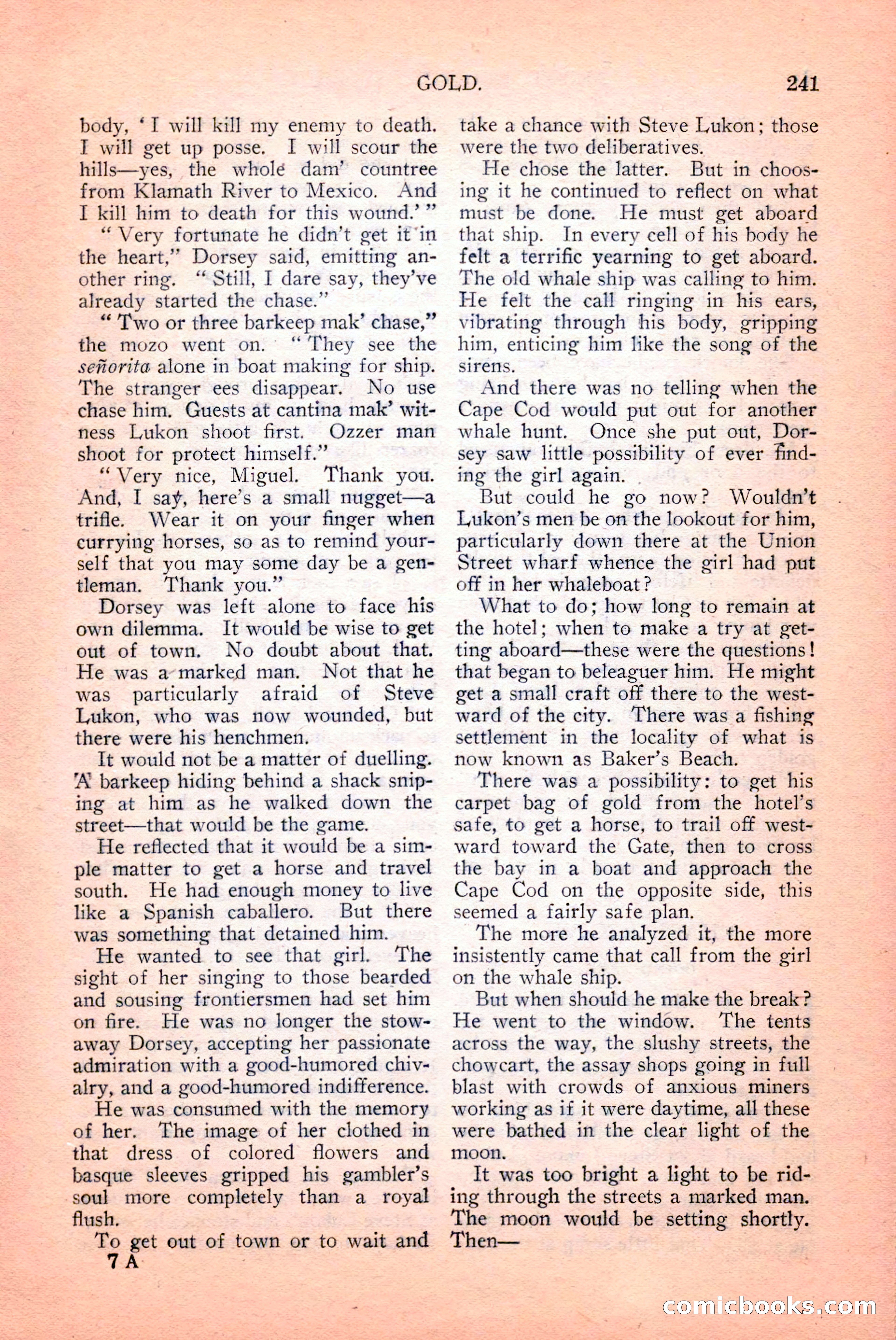 Argosy All-Story Weekly, April 14, 1928 — page 103 of 152