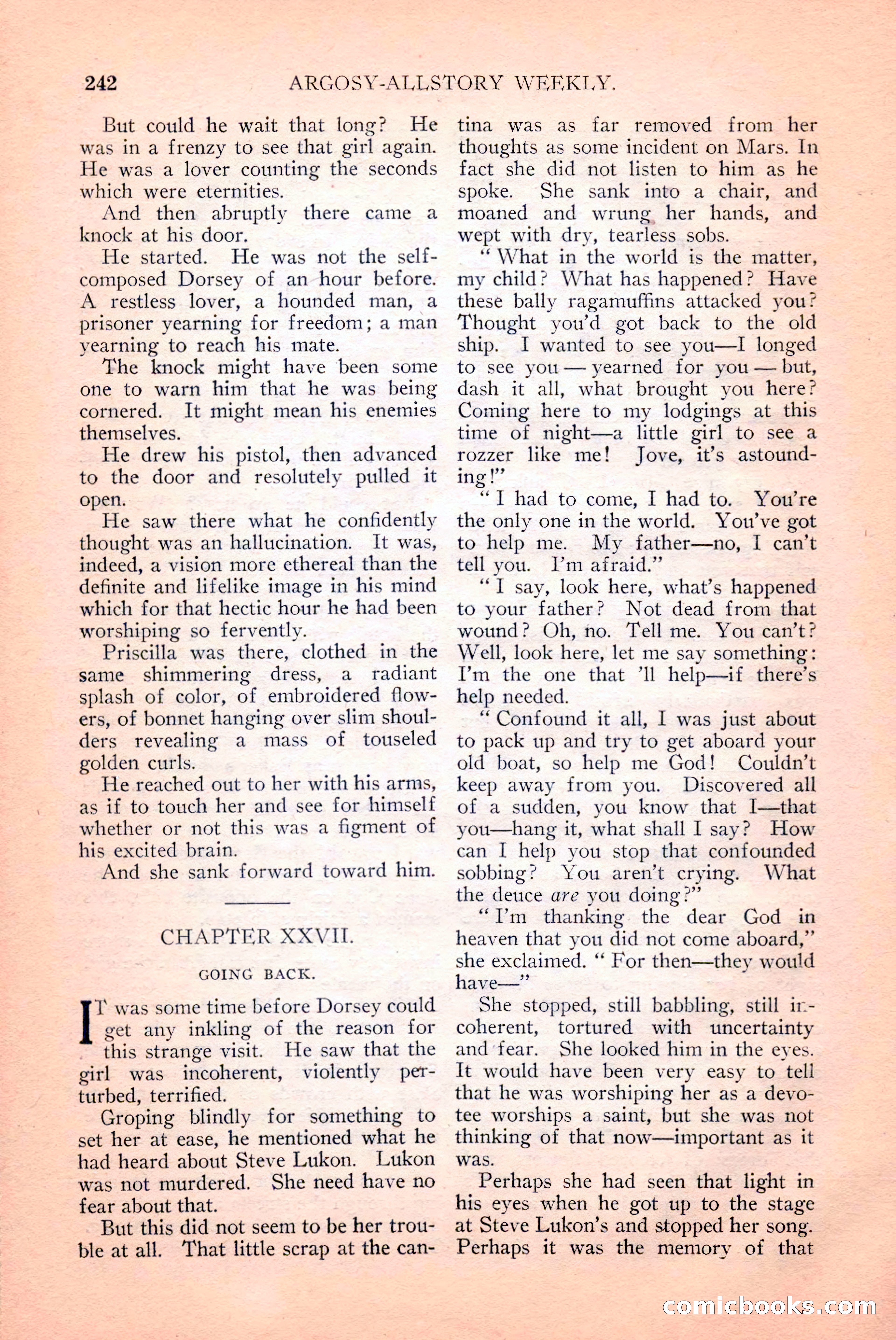 Argosy All-Story Weekly, April 14, 1928 — page 104 of 152