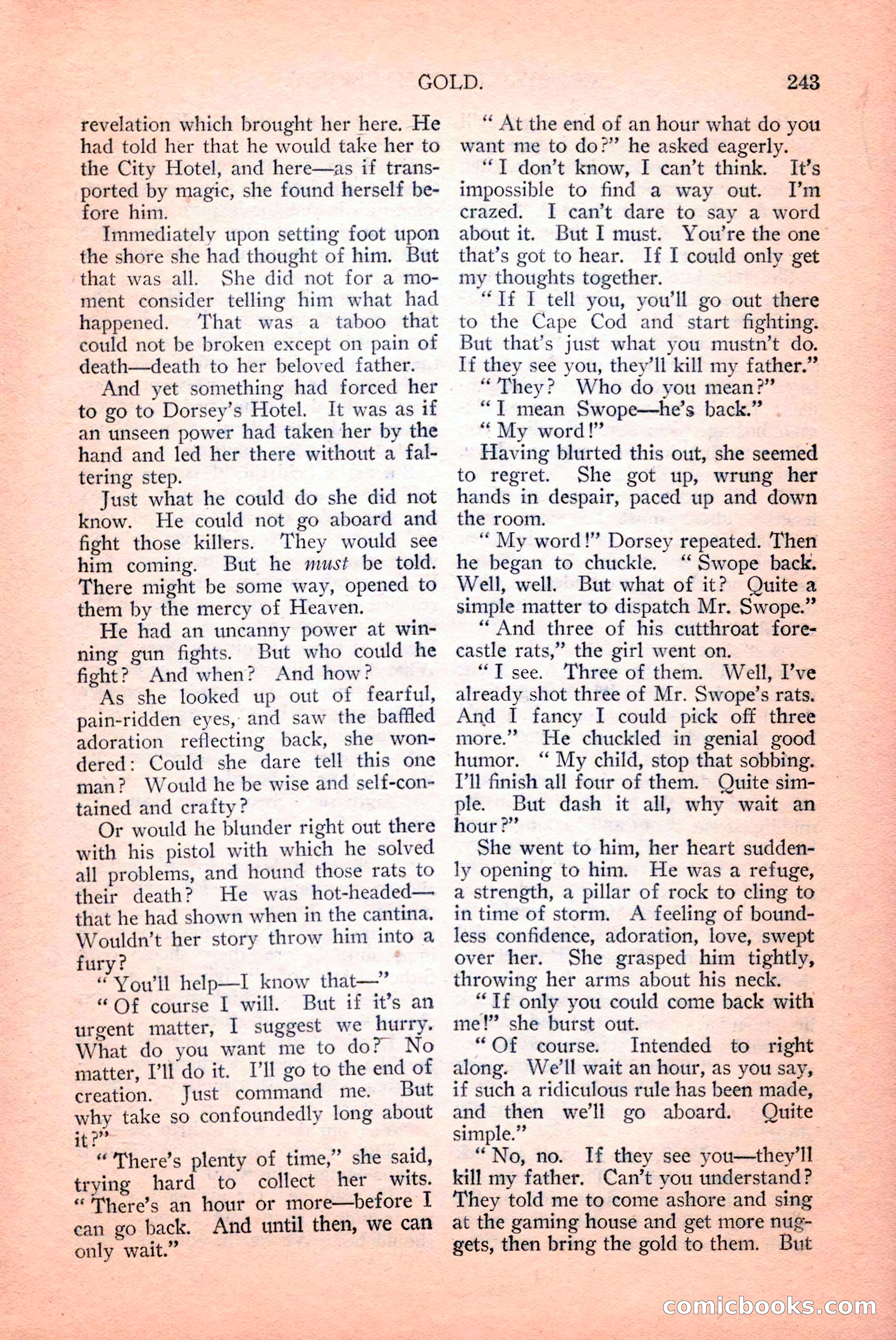 Argosy All-Story Weekly, April 14, 1928 — page 105 of 152