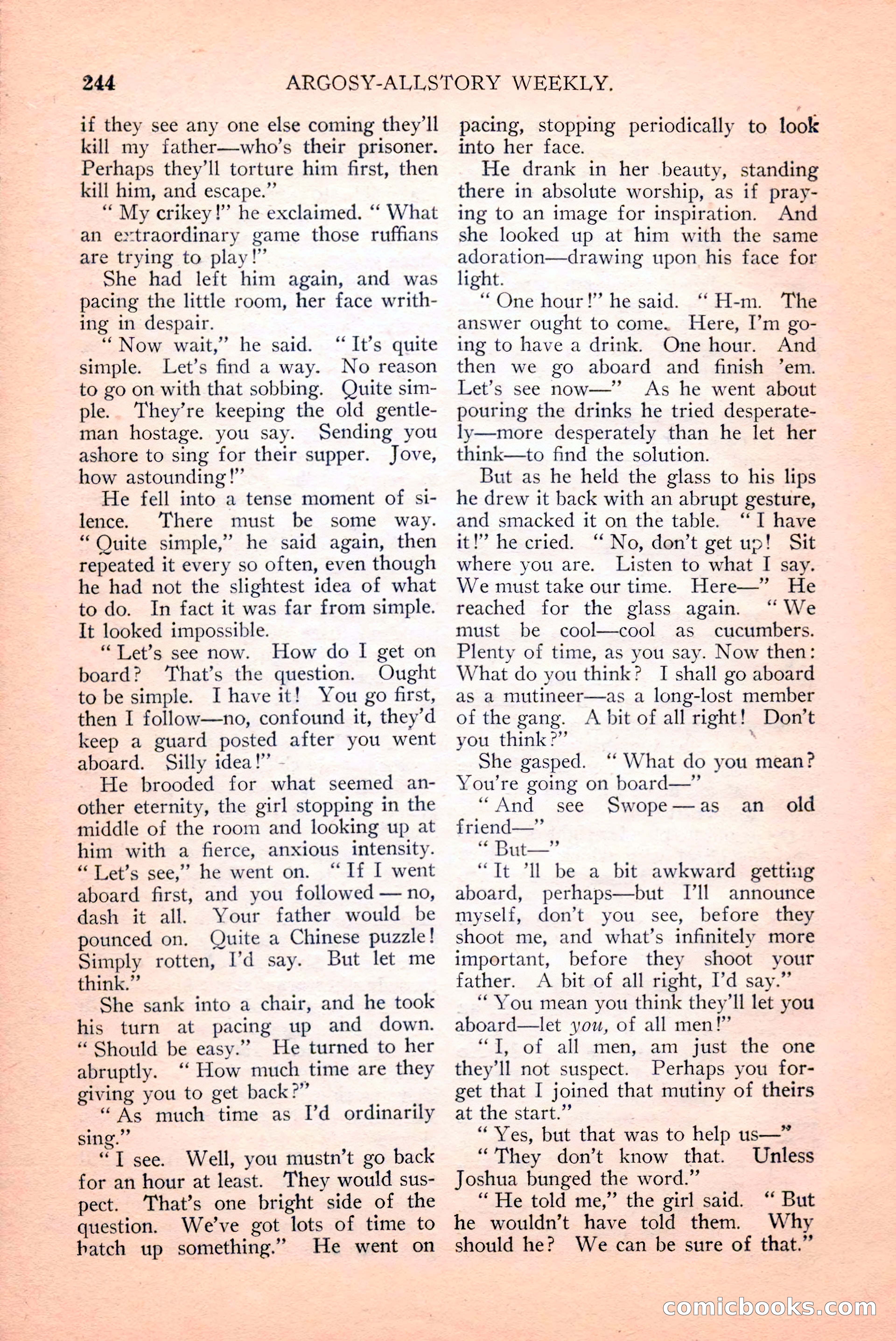 Argosy All-Story Weekly, April 14, 1928 — page 106 of 152