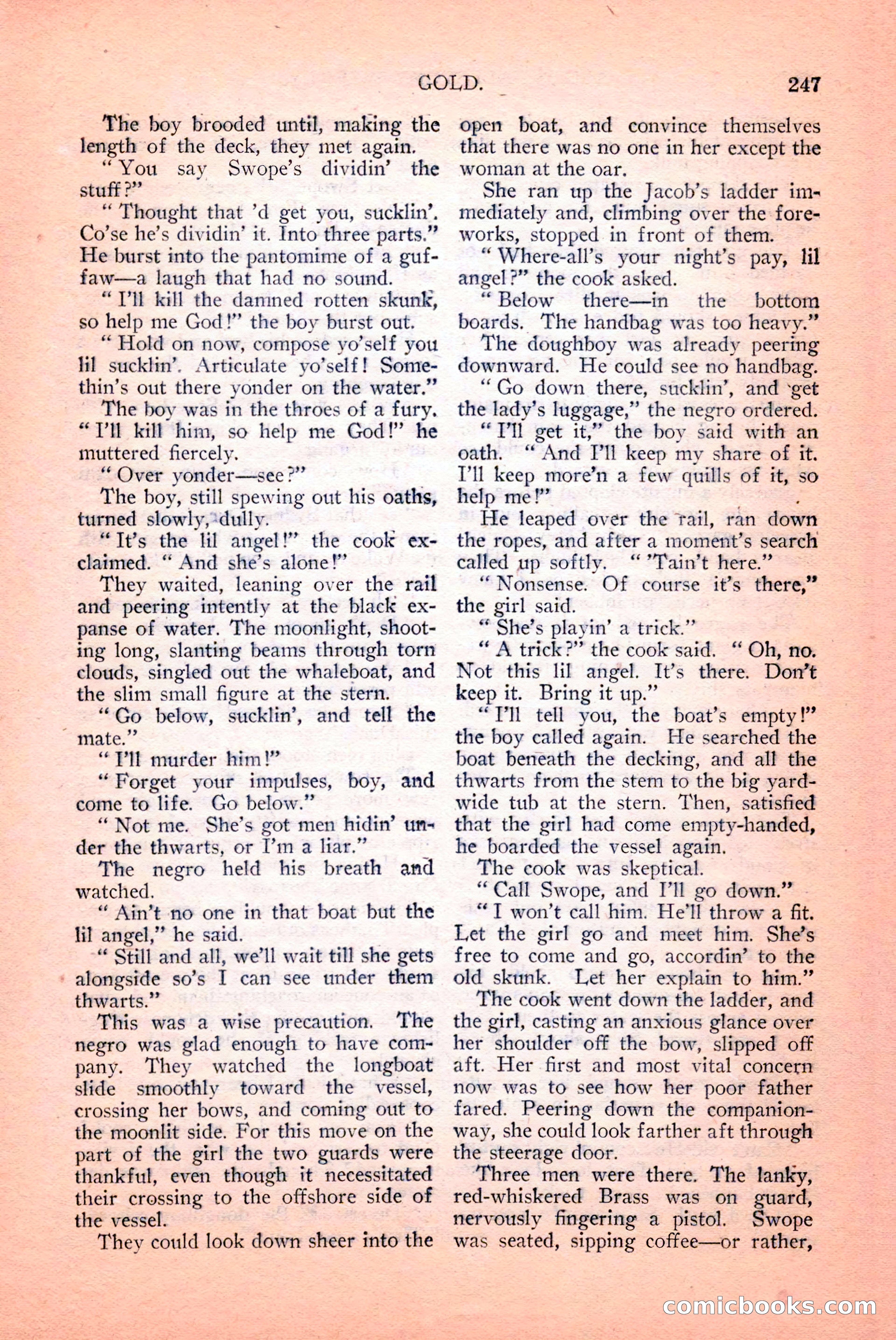 Argosy All-Story Weekly, April 14, 1928 — page 109 of 152