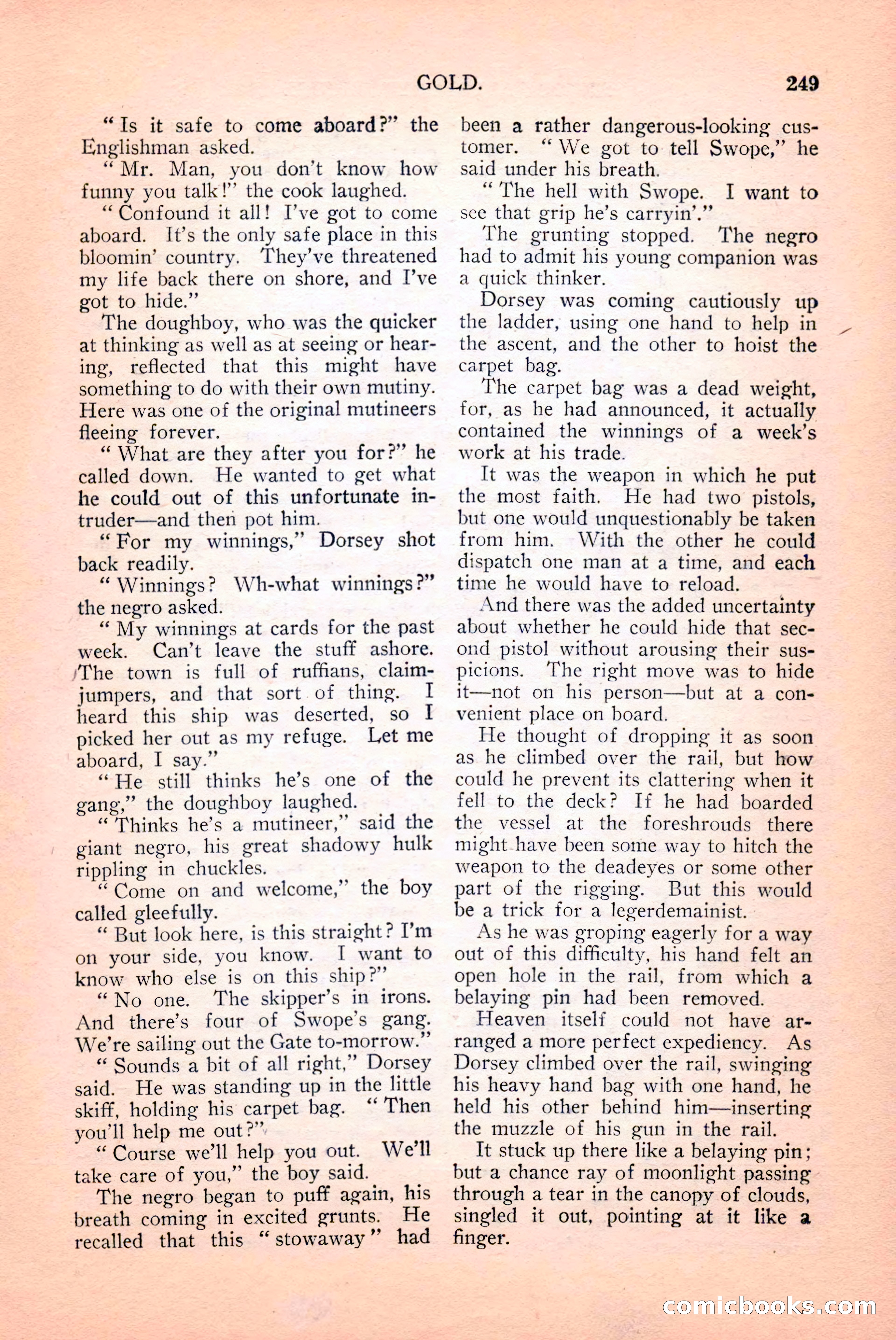 Argosy All-Story Weekly, April 14, 1928 — page 111 of 152