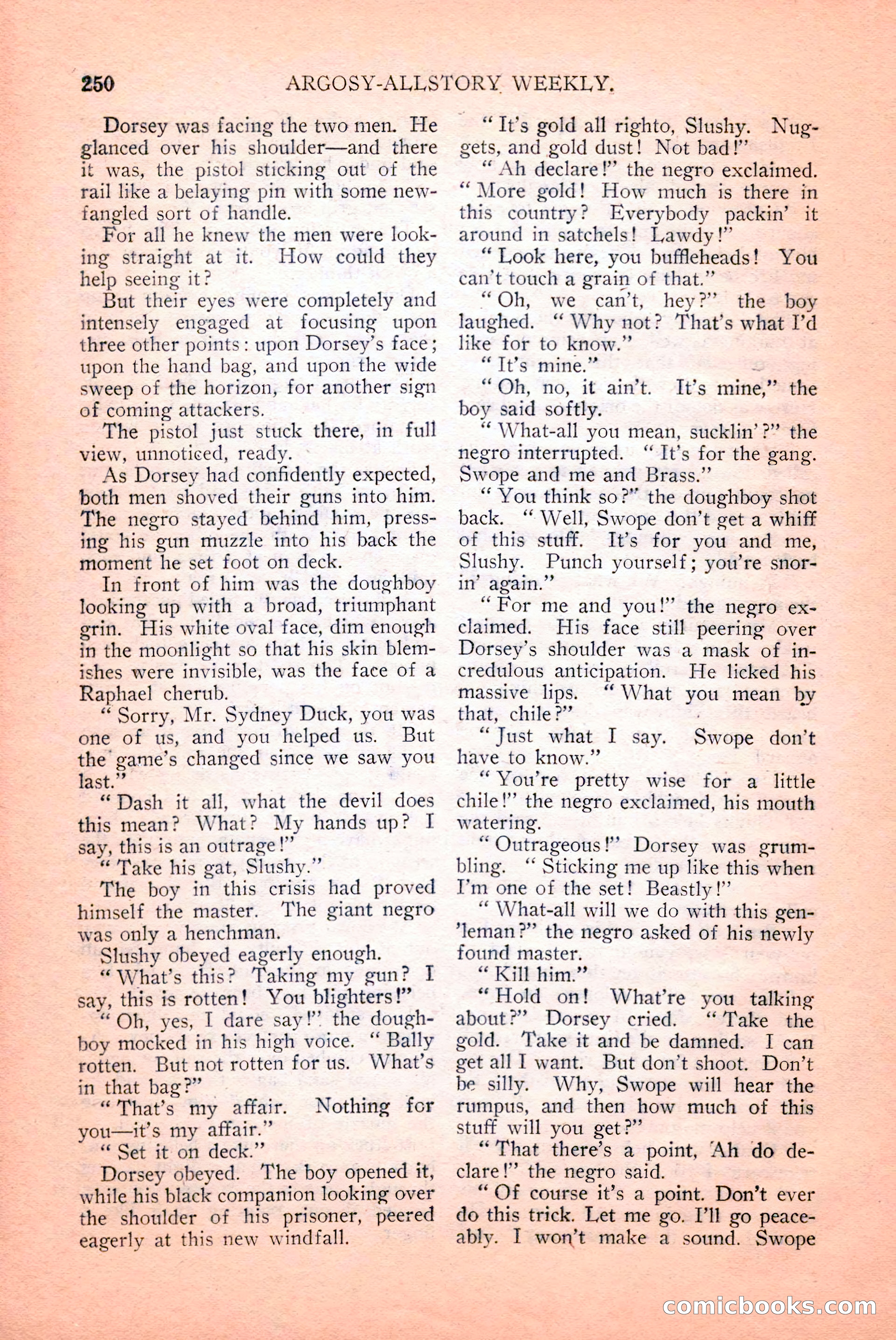 Argosy All-Story Weekly, April 14, 1928 — page 112 of 152