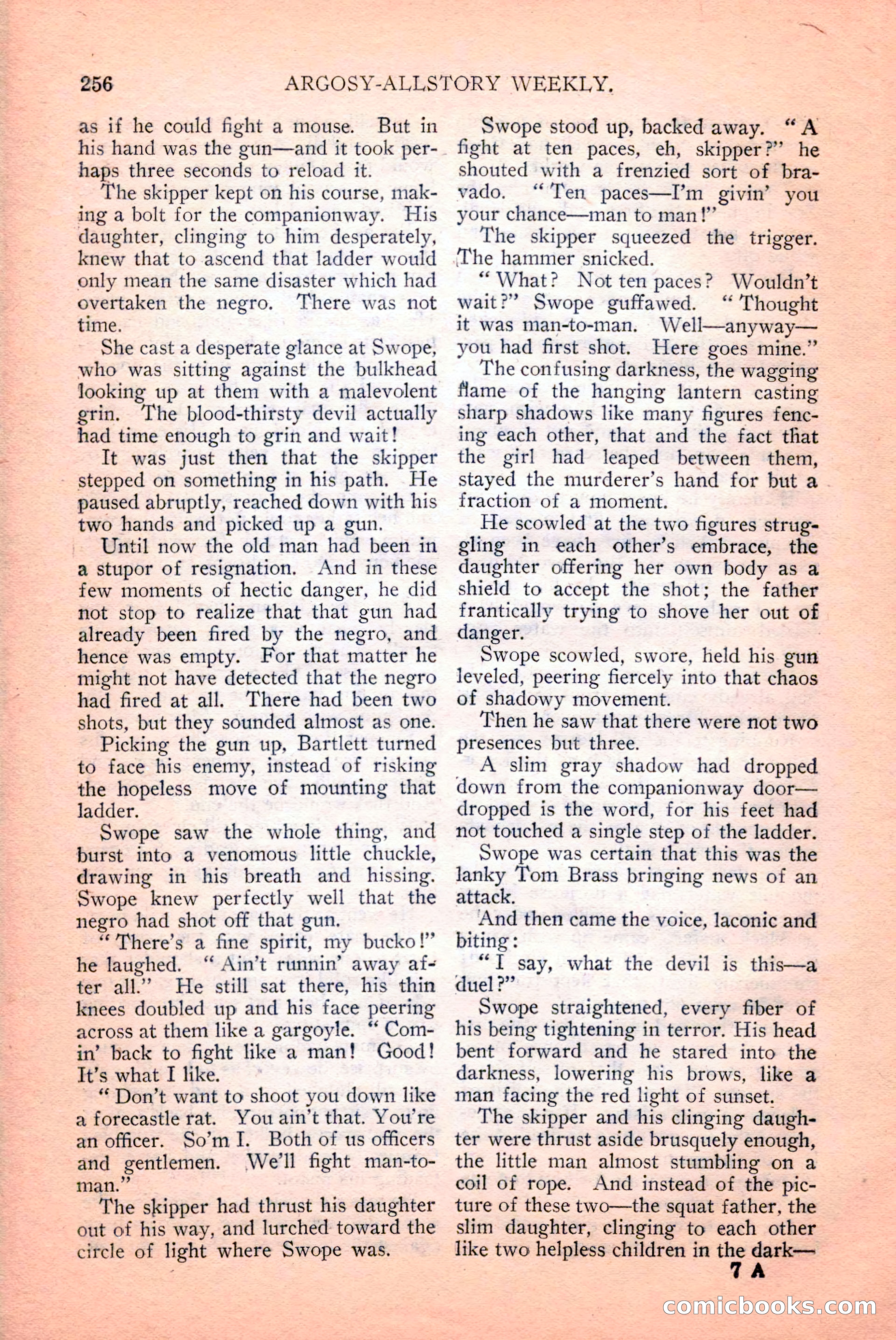 Argosy All-Story Weekly, April 14, 1928 — page 118 of 152