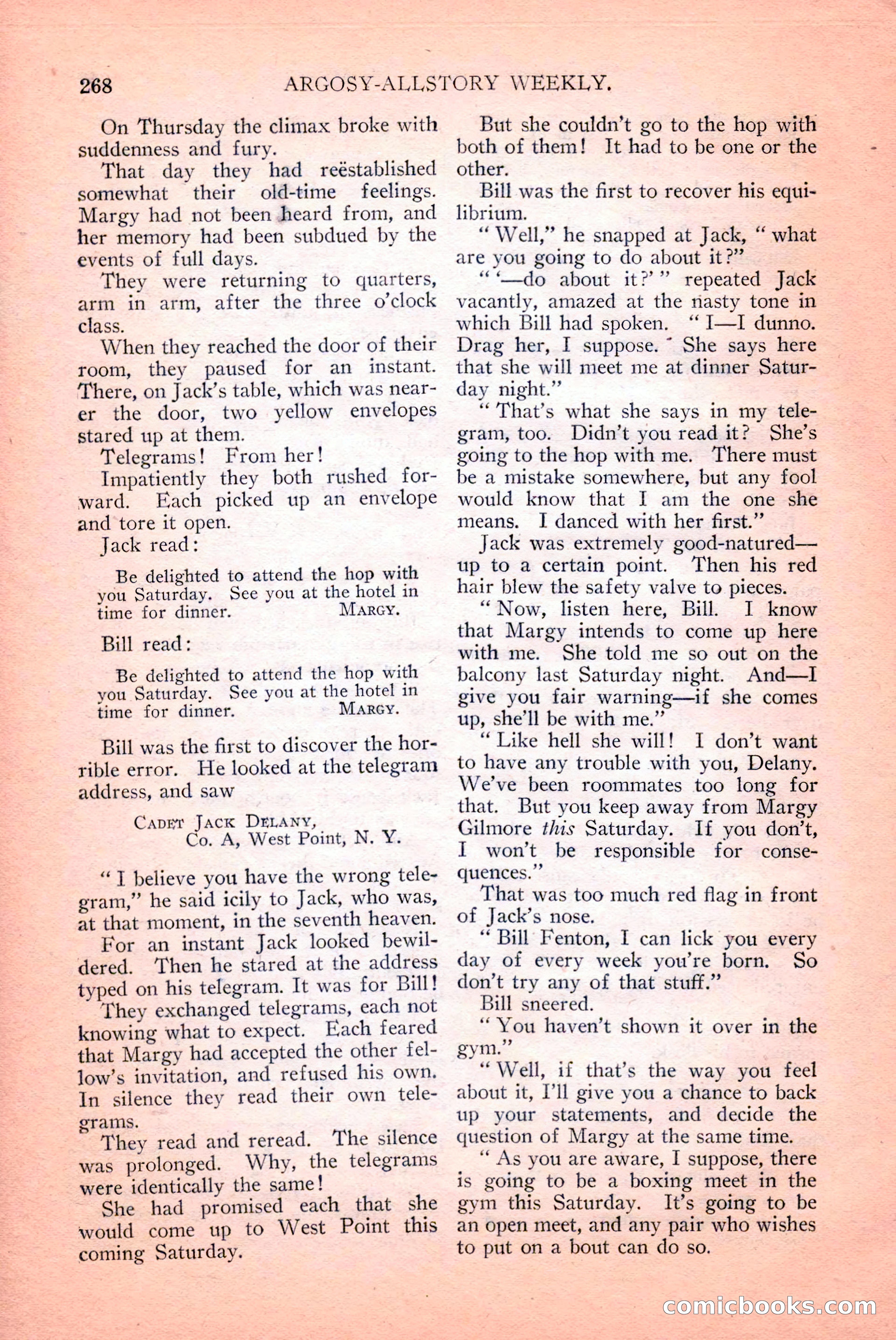 Argosy All-Story Weekly, April 14, 1928 — page 130 of 152