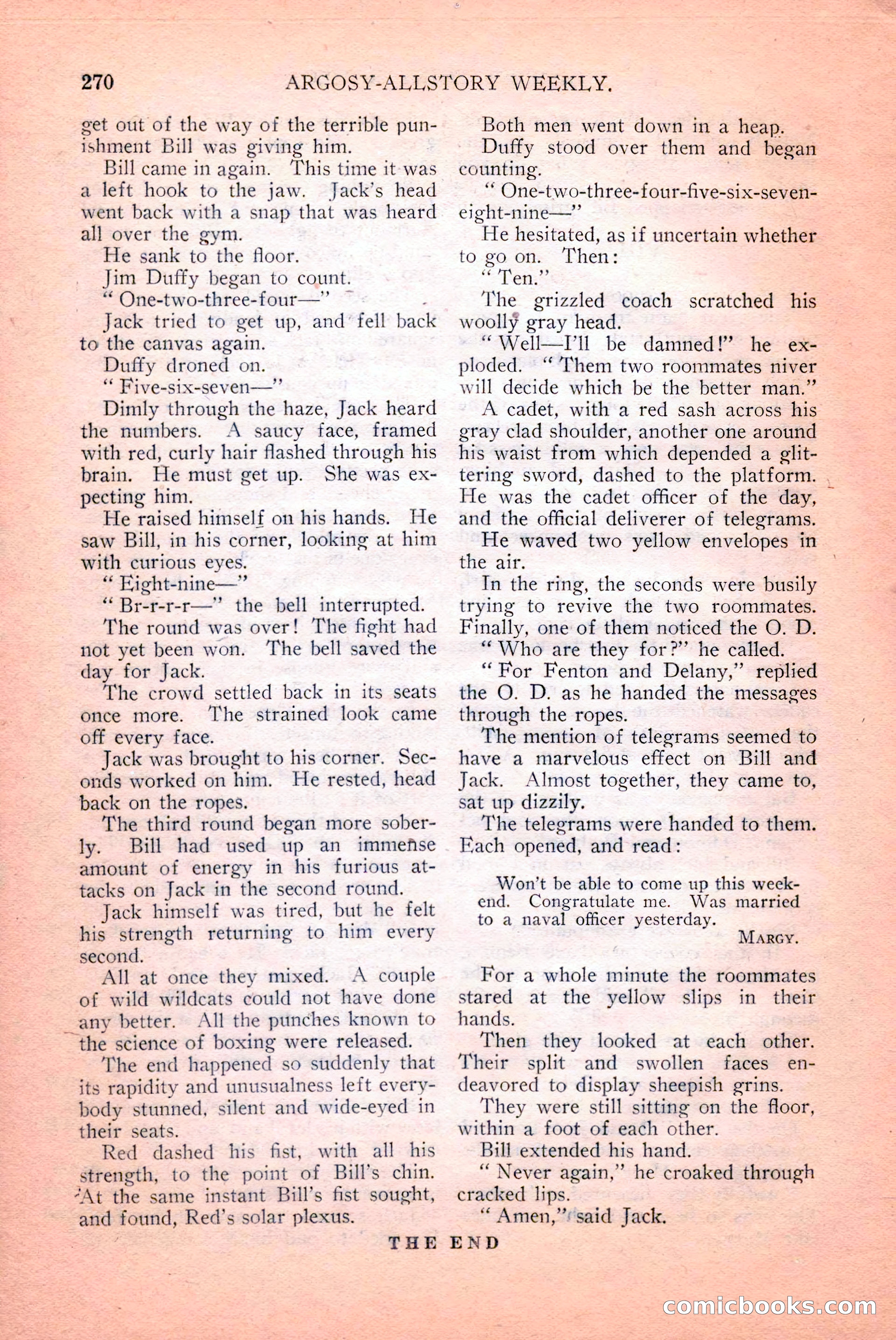 Argosy All-Story Weekly, April 14, 1928 — page 132 of 152
