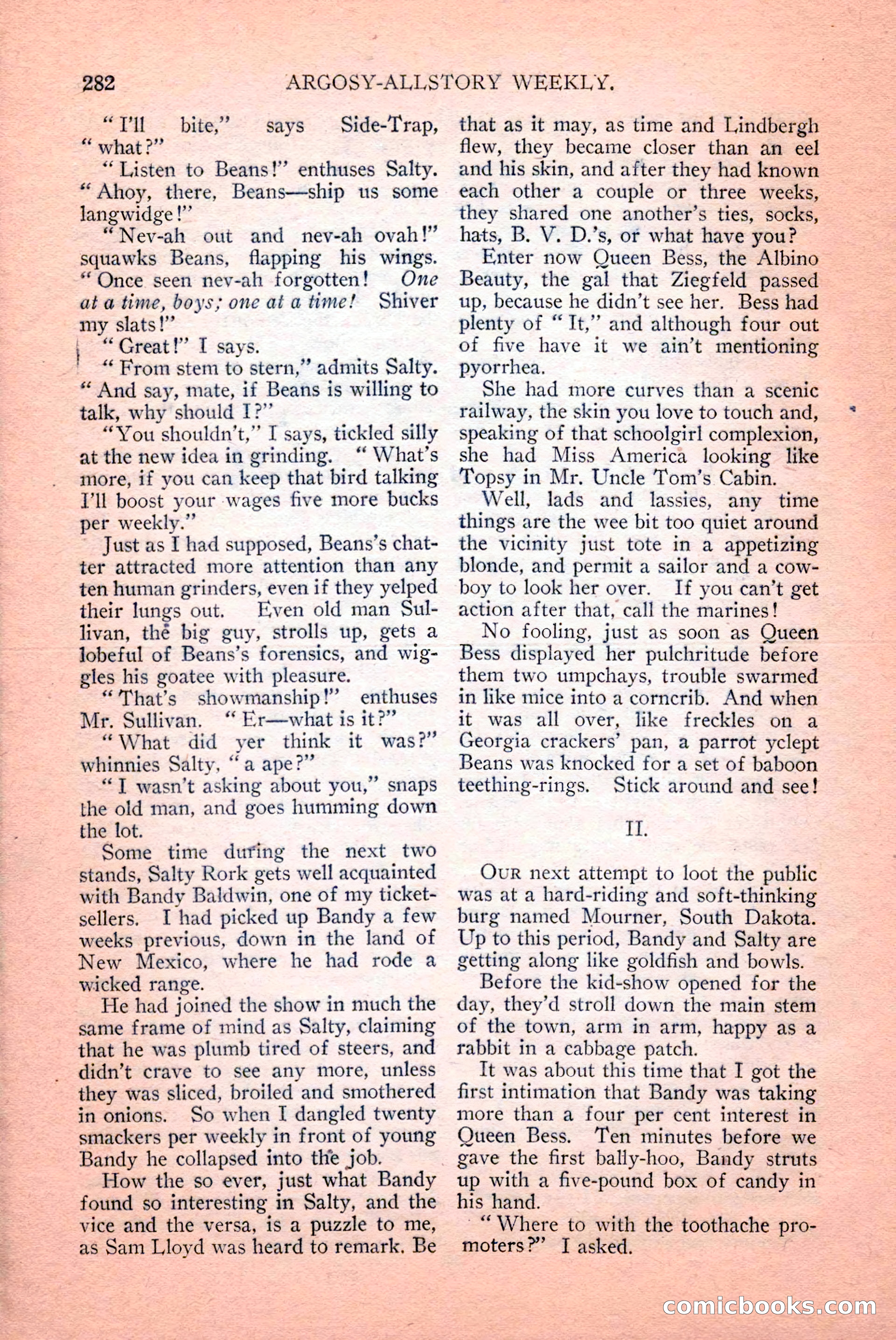 Argosy All-Story Weekly, April 14, 1928 — page 144 of 152