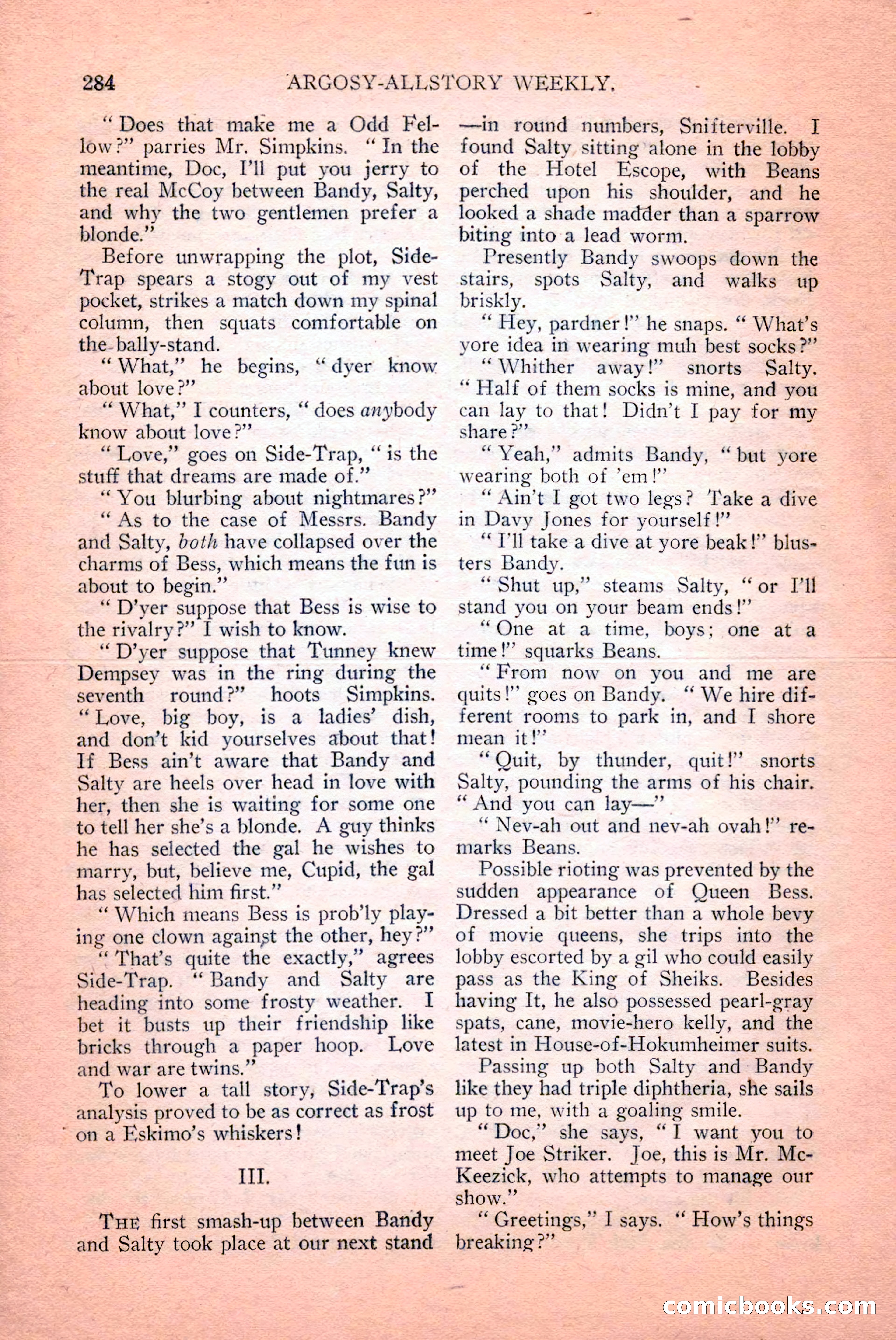 Argosy All-Story Weekly, April 14, 1928 — page 146 of 152