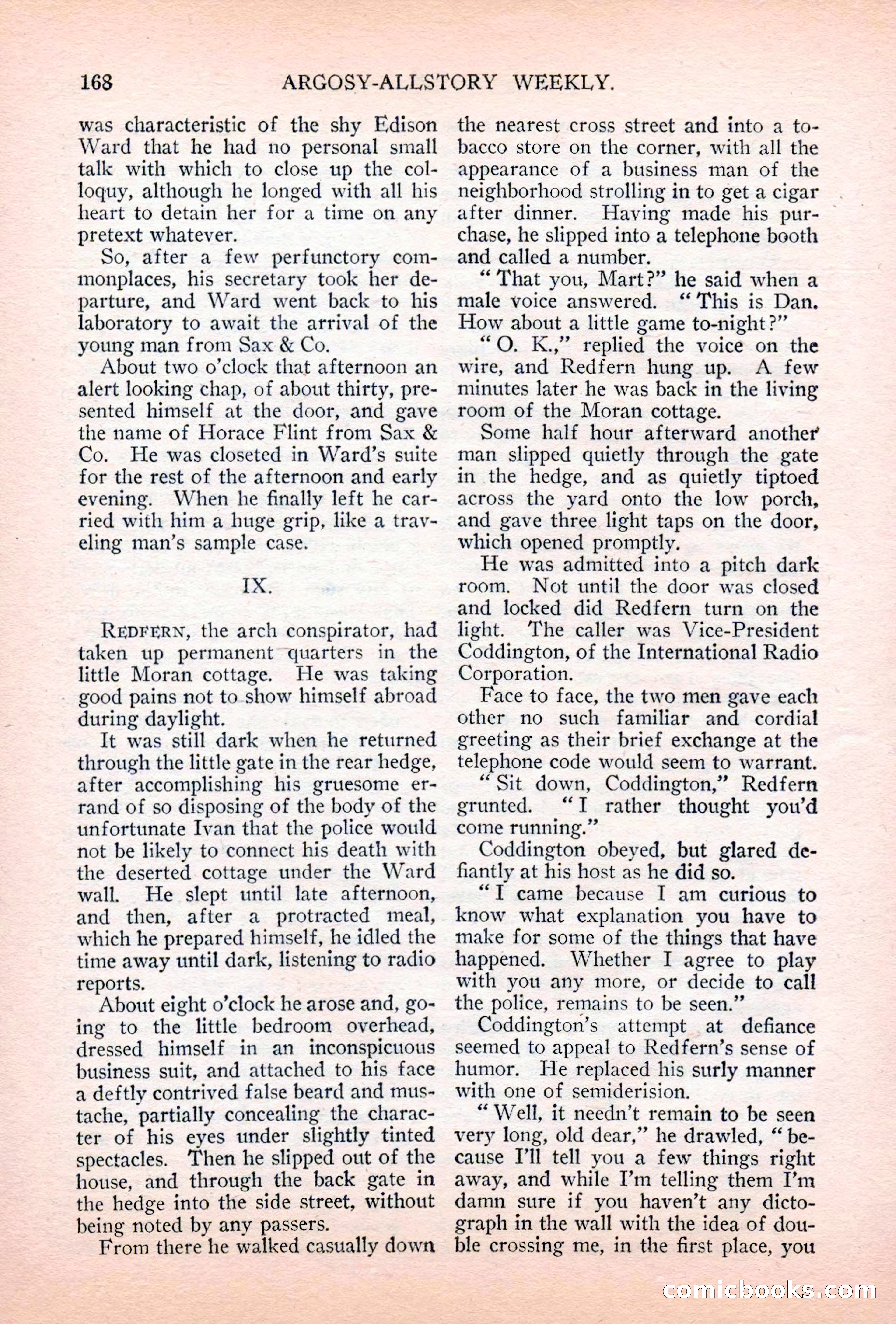 Argosy All-Story Weekly, July 7, 1928 — page 28 of 150