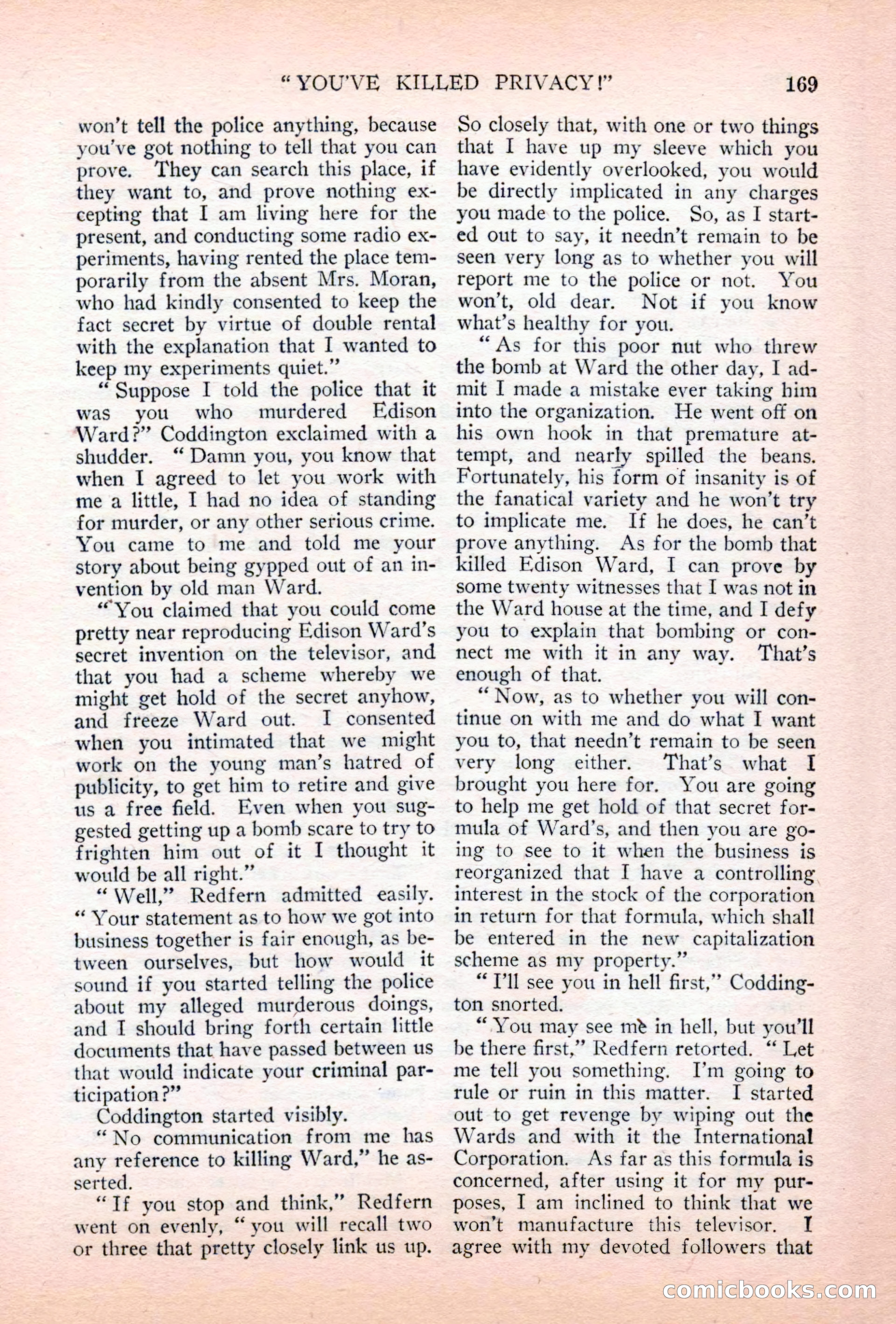 Argosy All-Story Weekly, July 7, 1928 — page 29 of 150