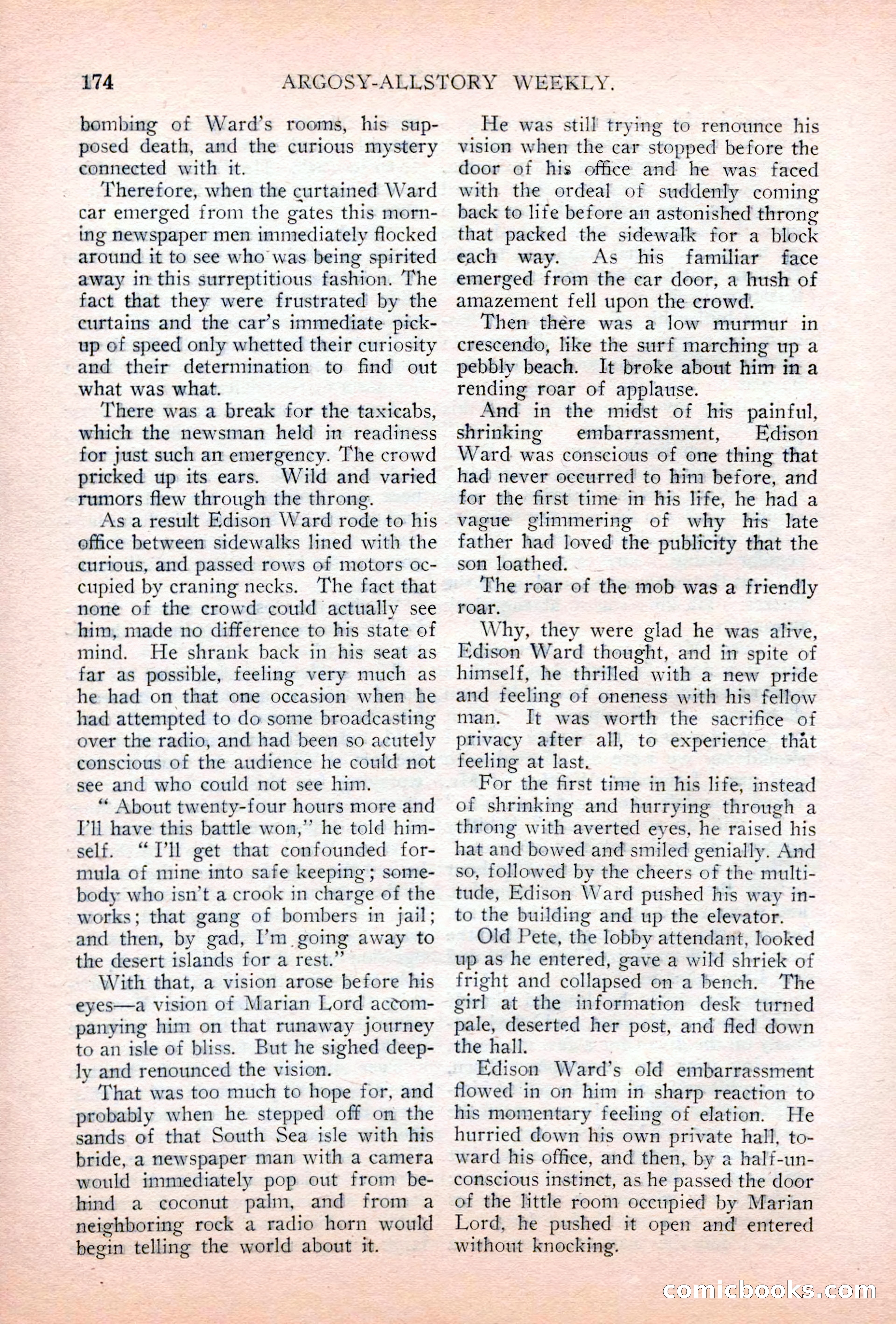 Argosy All-Story Weekly, July 7, 1928 — page 34 of 150