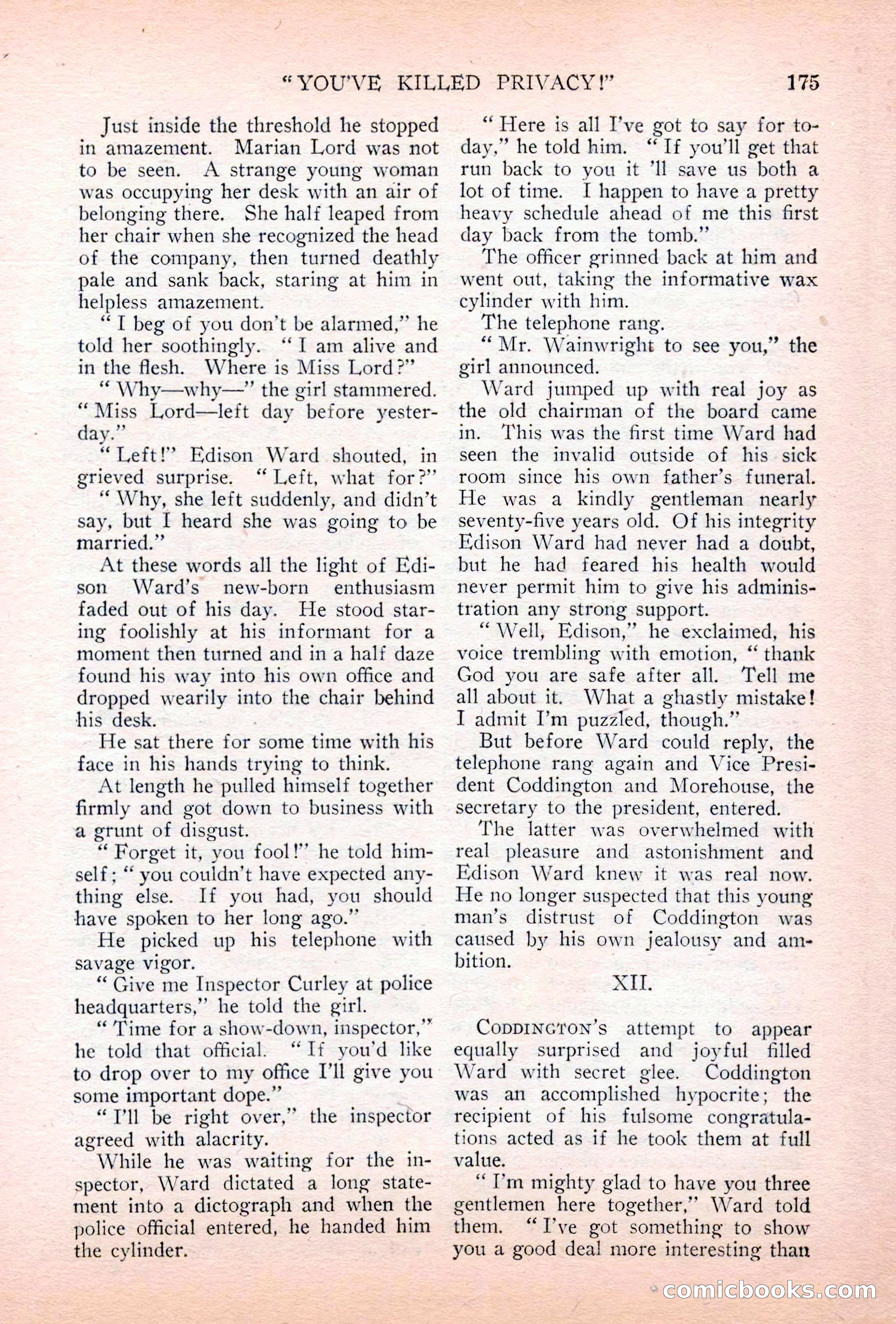 Argosy All-Story Weekly, July 7, 1928 — page 35 of 150