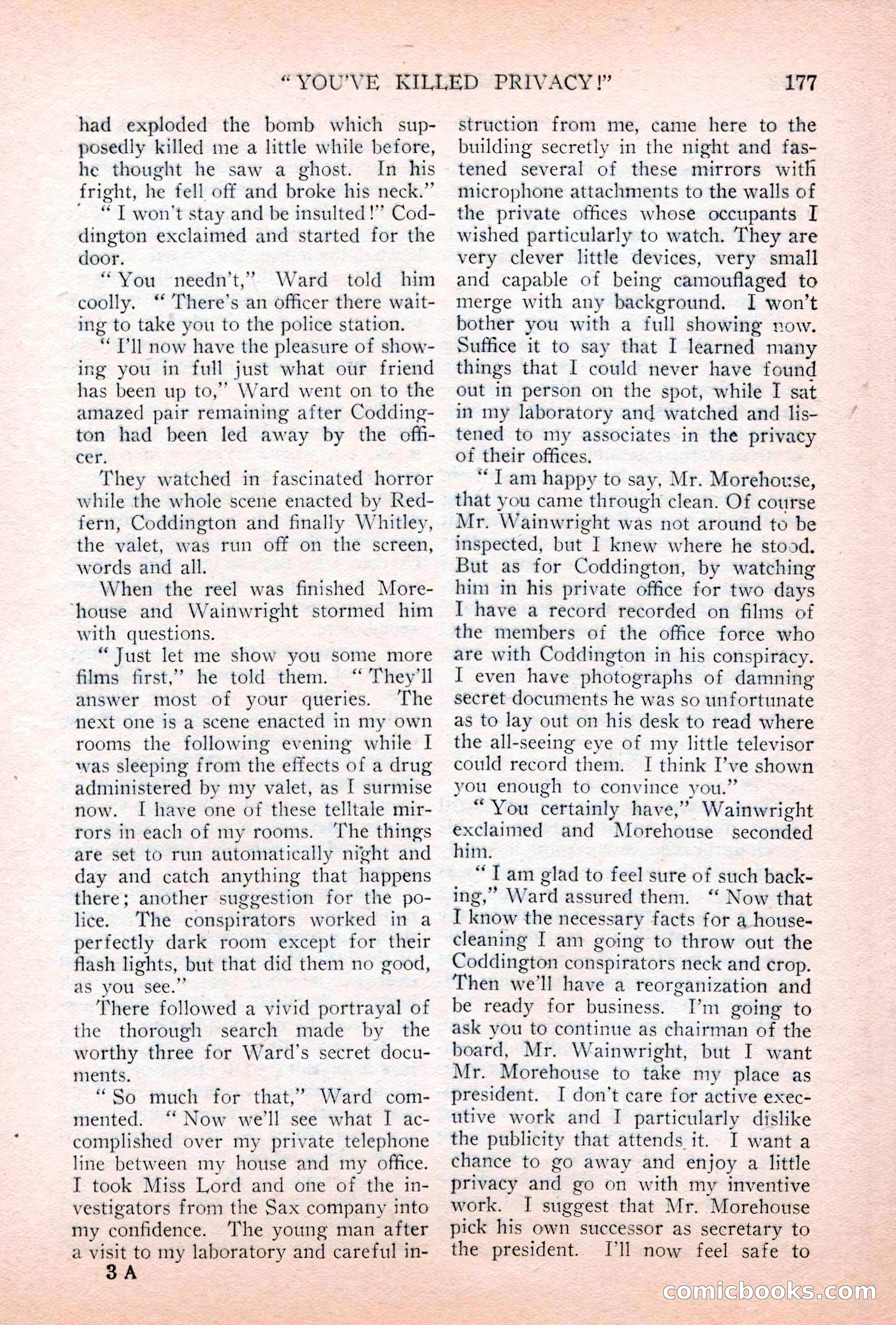 Argosy All-Story Weekly, July 7, 1928 — page 37 of 150