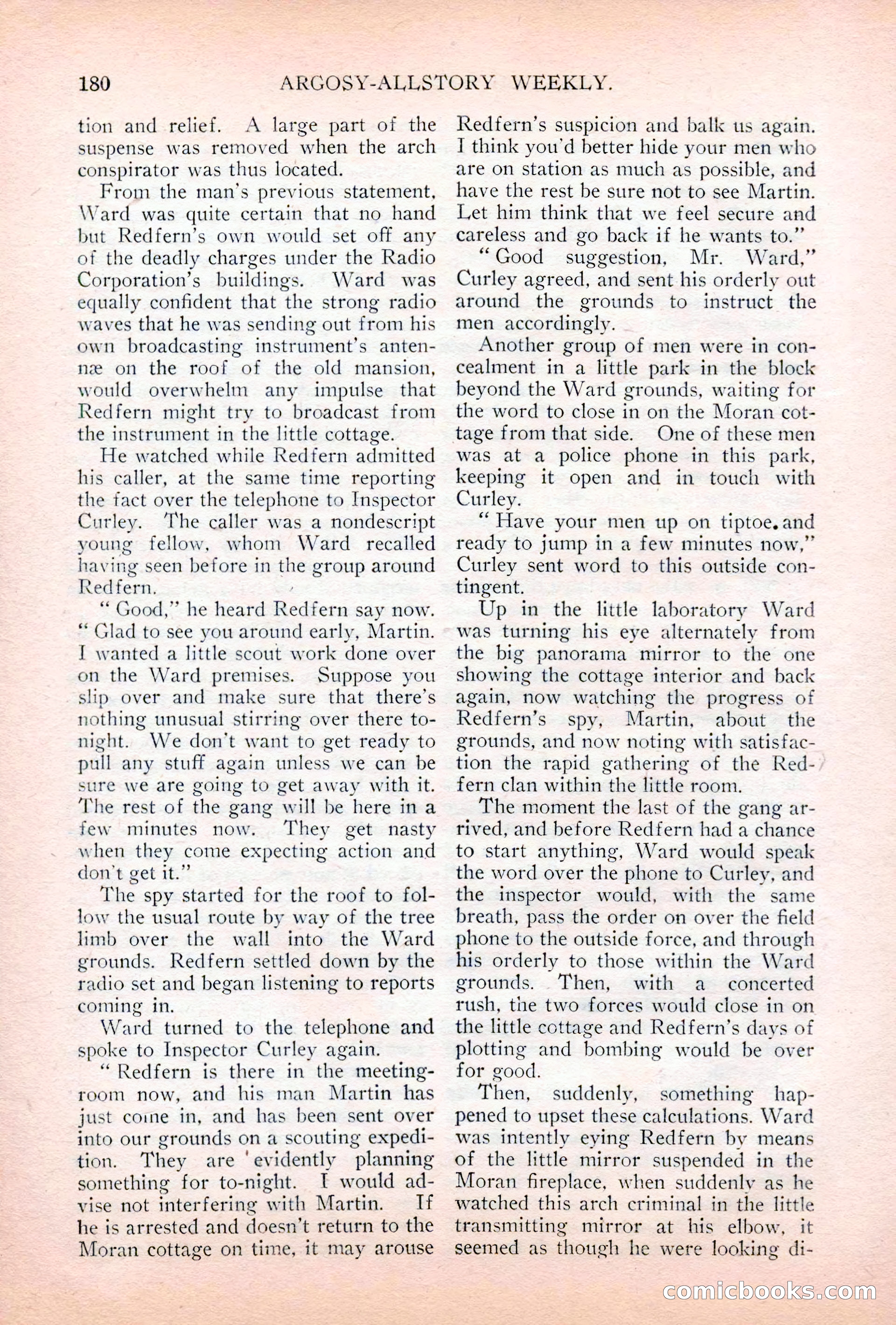 Argosy All-Story Weekly, July 7, 1928 — page 40 of 150