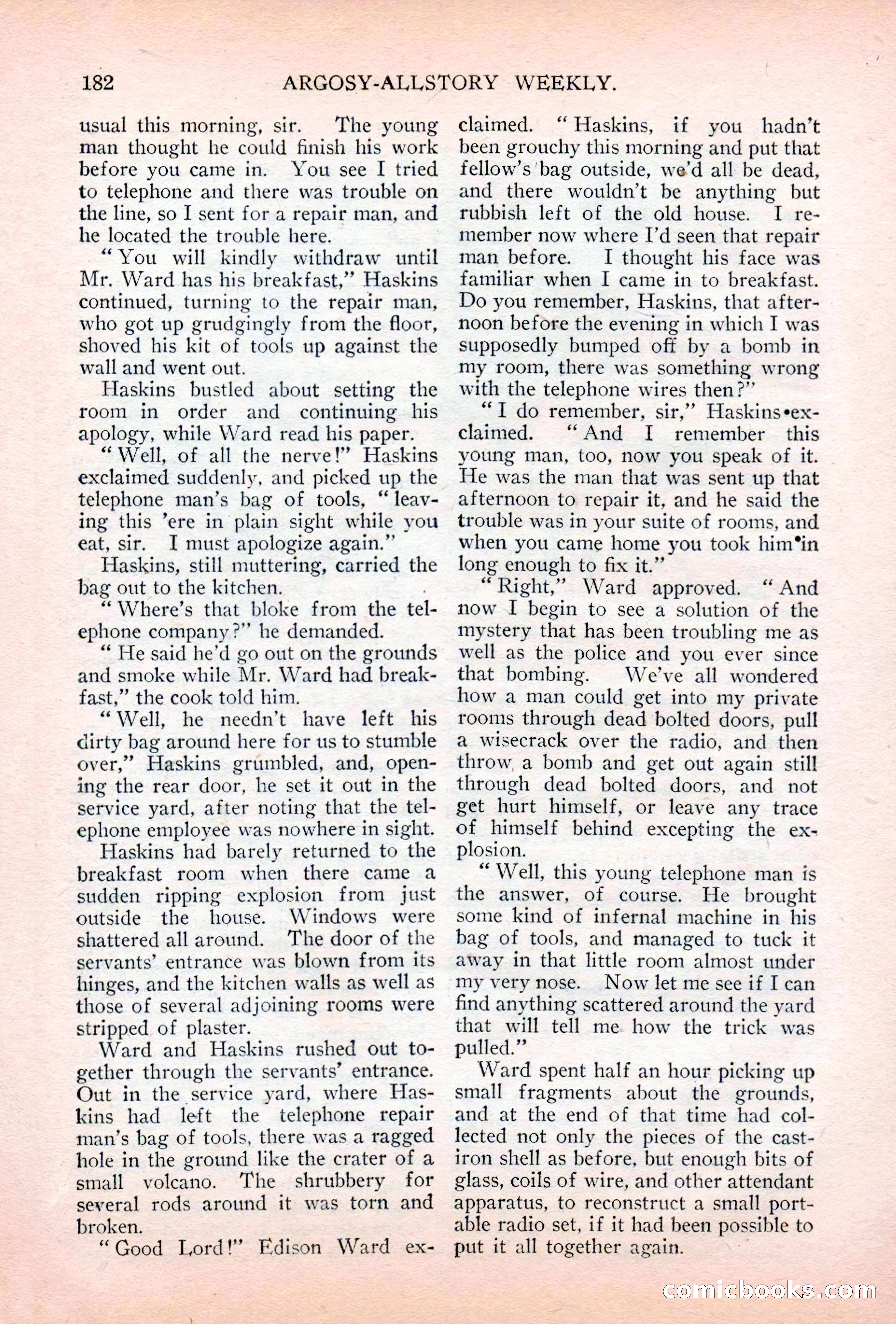 Argosy All-Story Weekly, July 7, 1928 — page 42 of 150