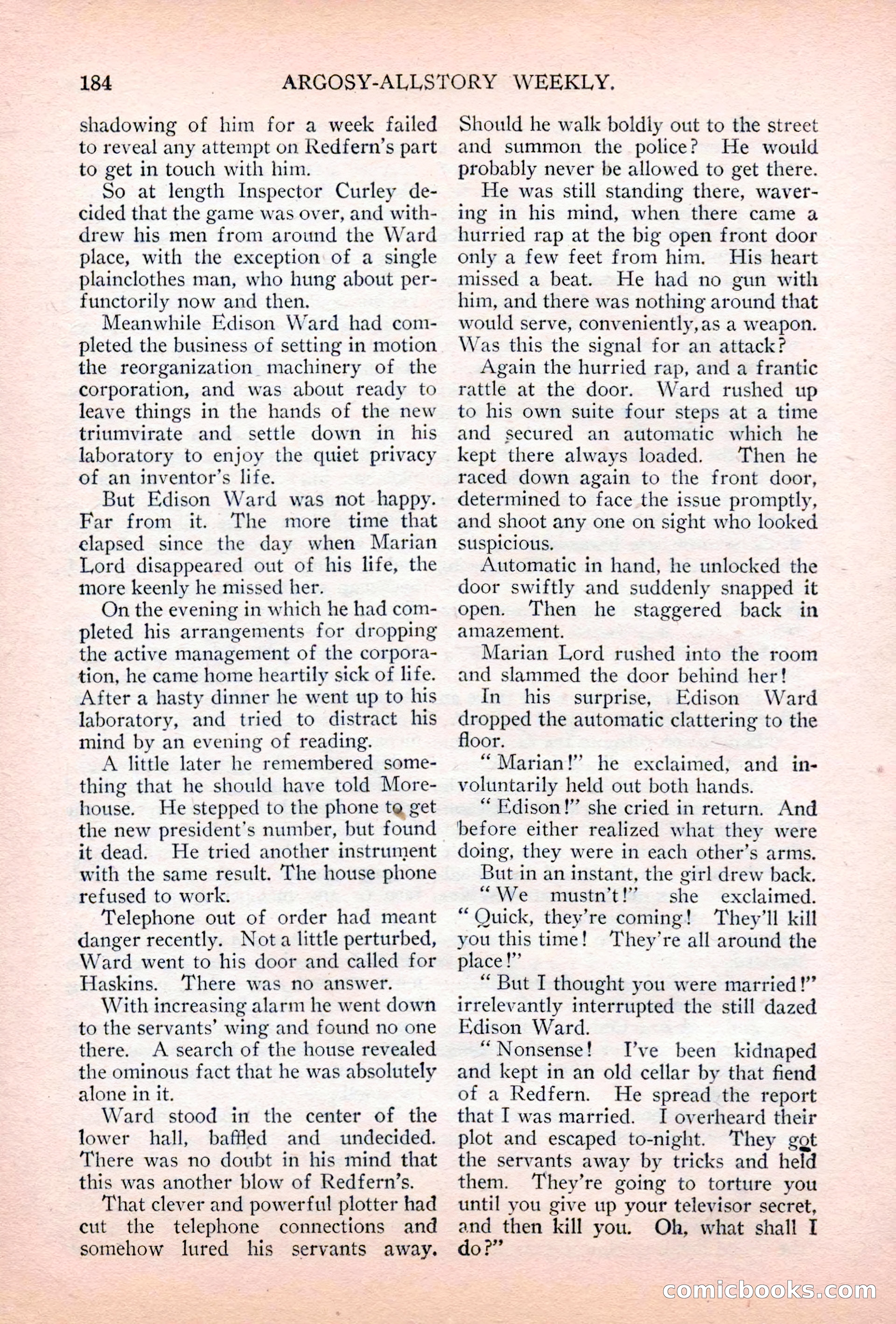 Argosy All-Story Weekly, July 7, 1928 — page 44 of 150