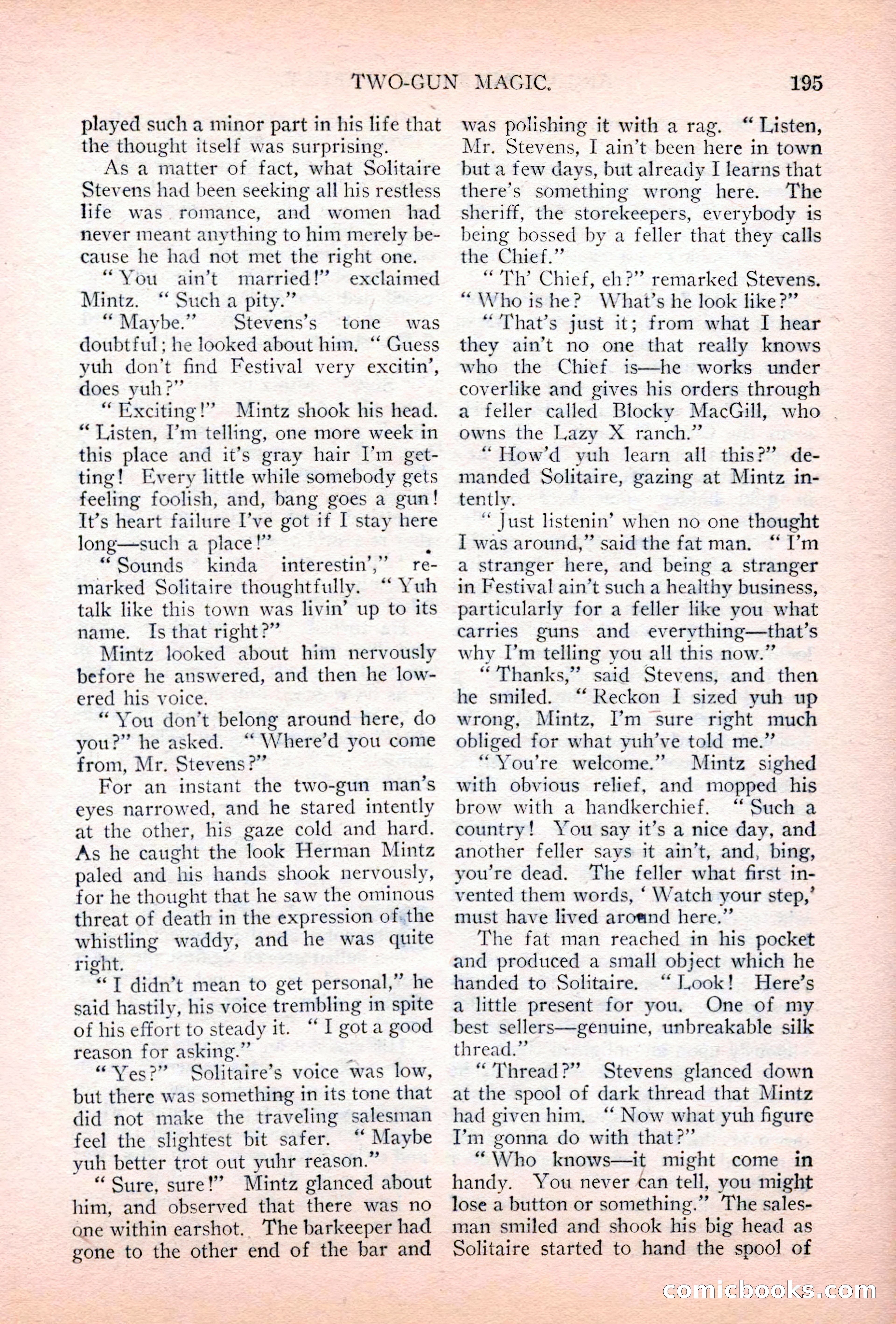 Argosy All-Story Weekly, July 7, 1928 — page 55 of 150